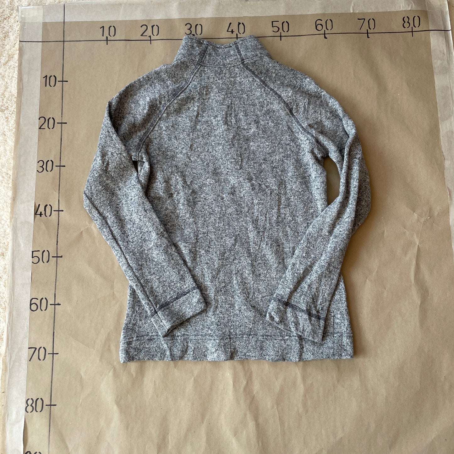 Grå Vintage Champion 1/4 Zip