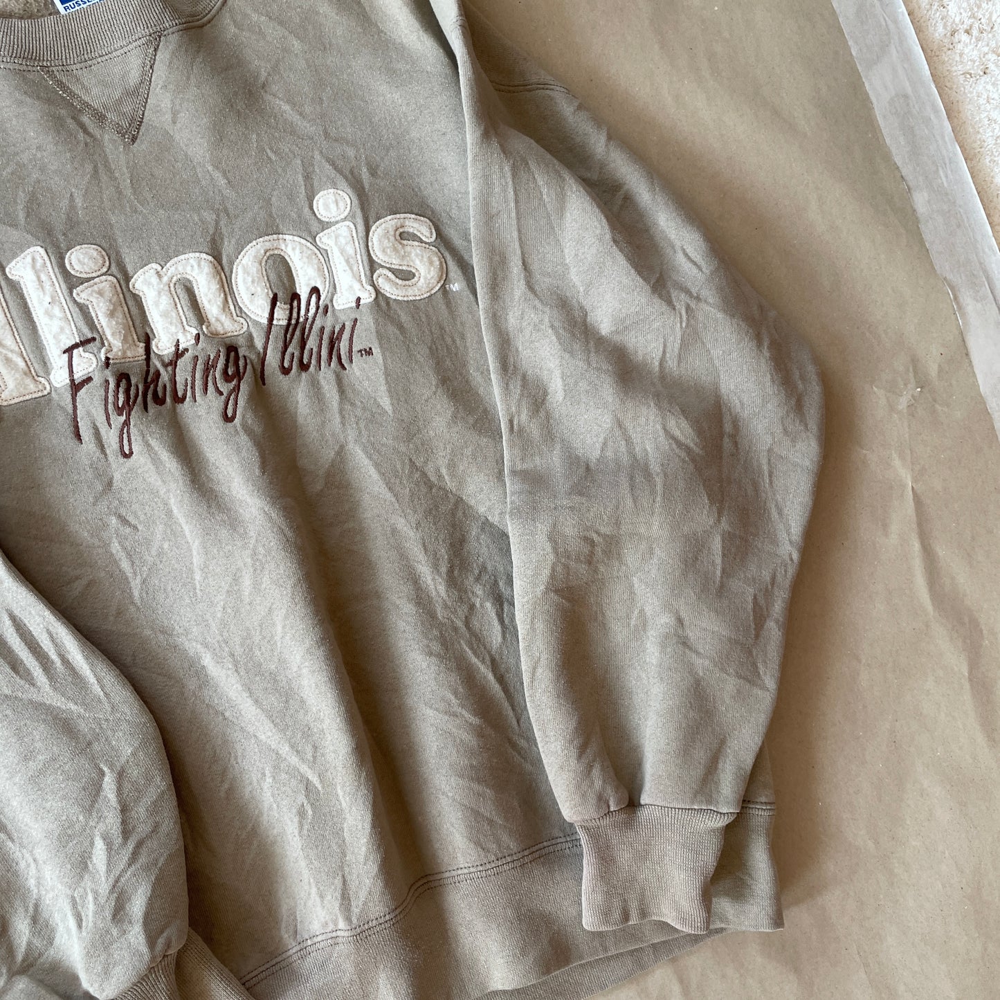 Beige Vintage Russel Athletics Sweatshirt