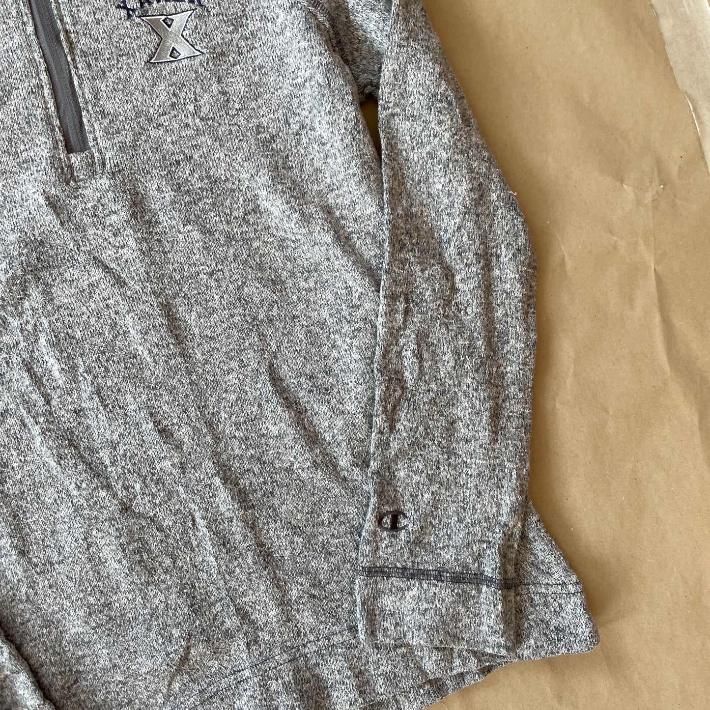 Grå Vintage Champion 1/4 Zip