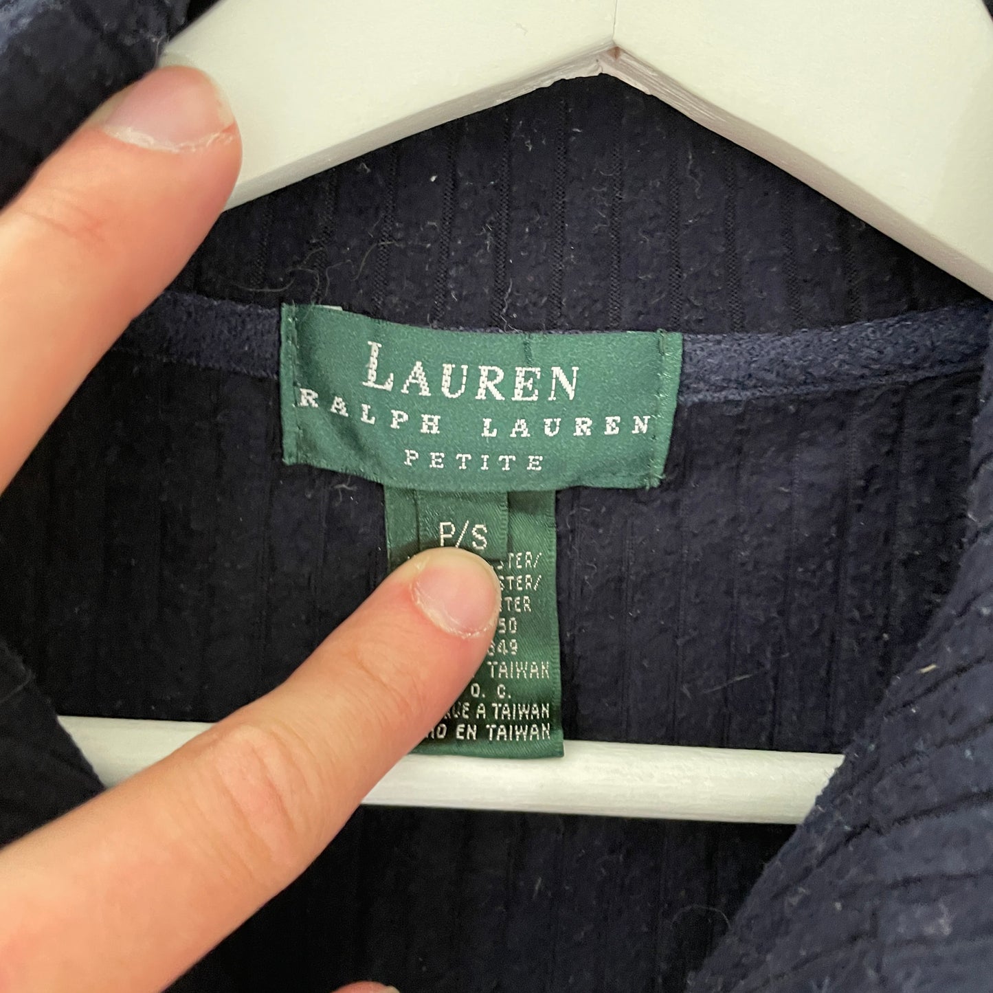 Blå Ralph Lauren 1/4 Zip