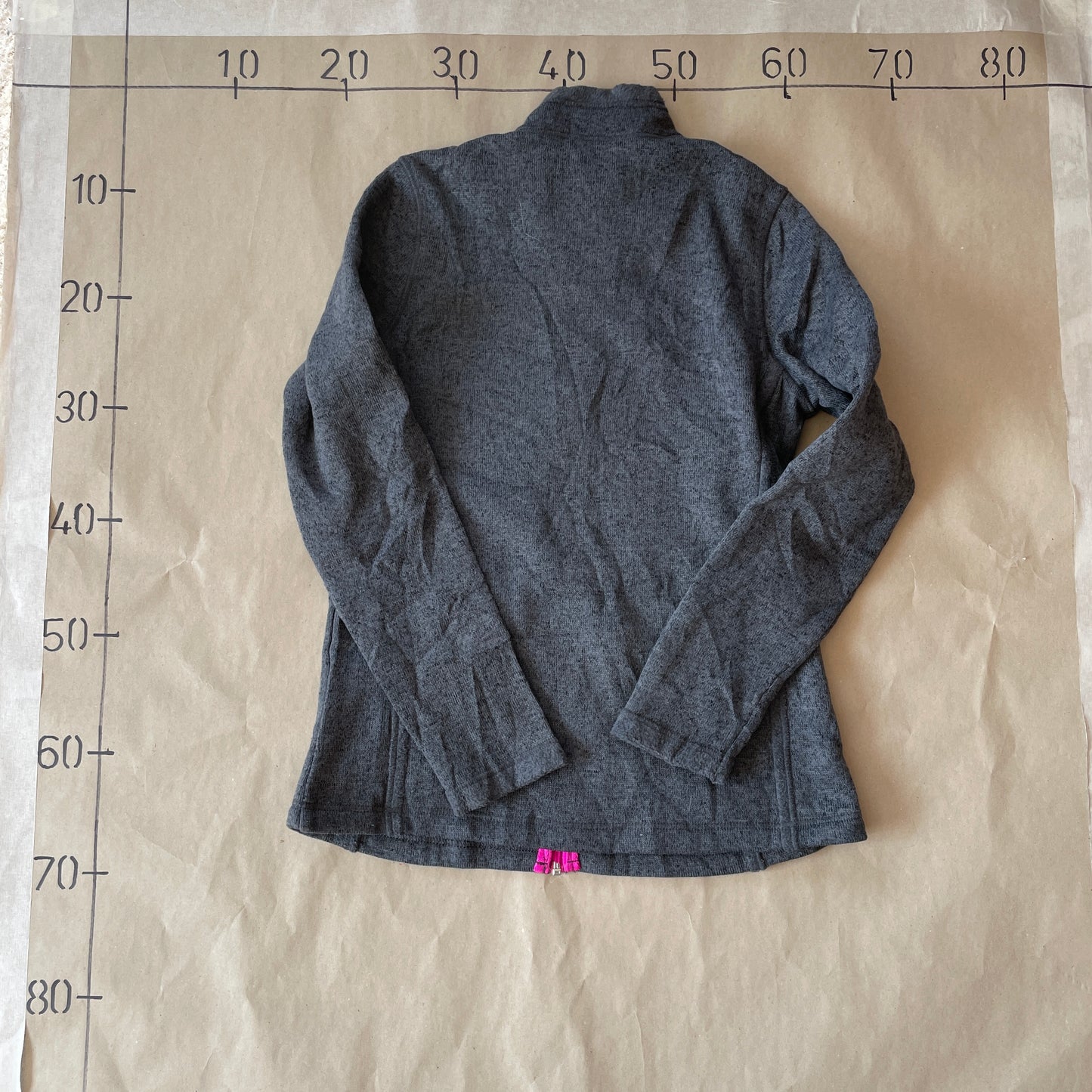 Grå Vintage Fila Sport 1/4 Zip