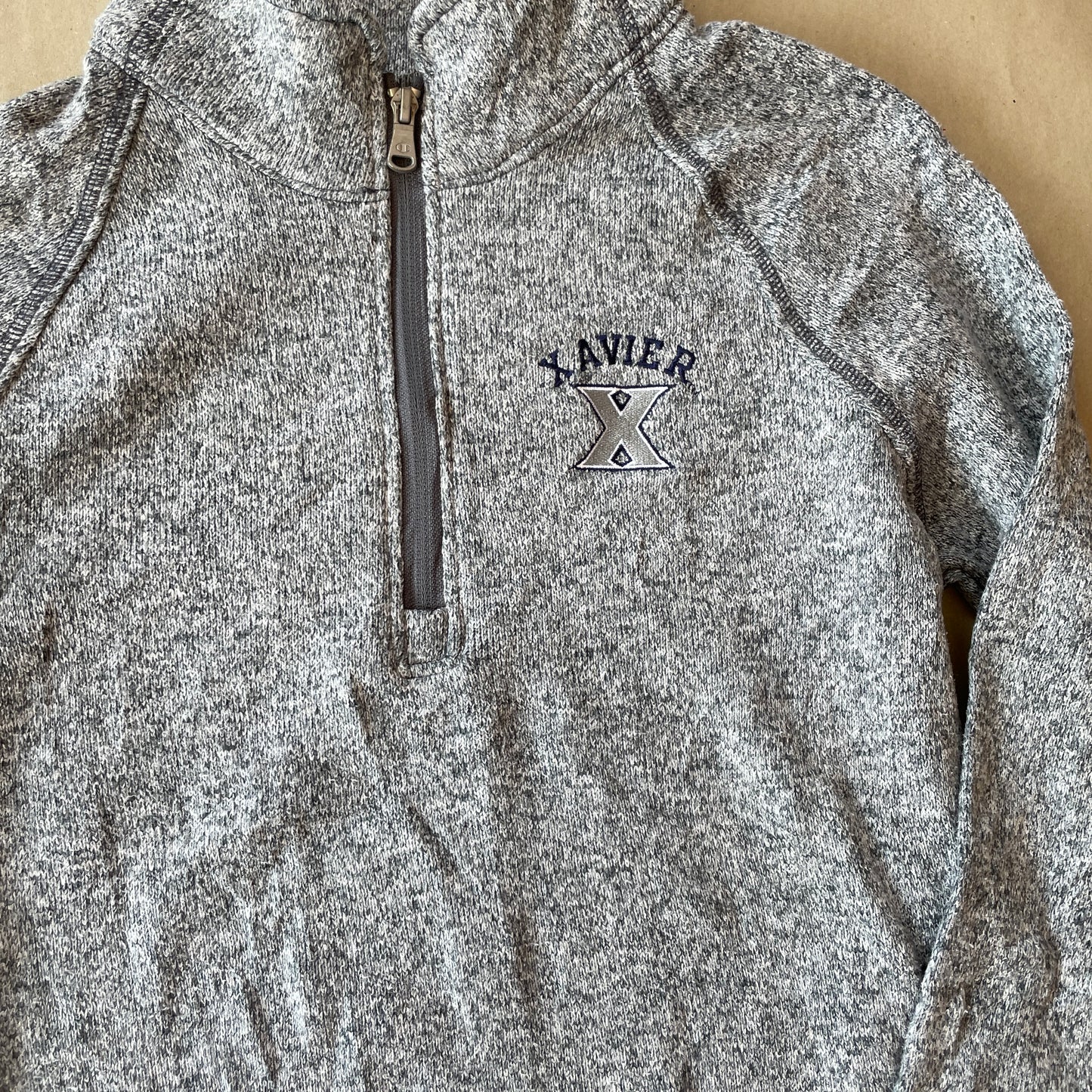 Grå Vintage Champion 1/4 Zip