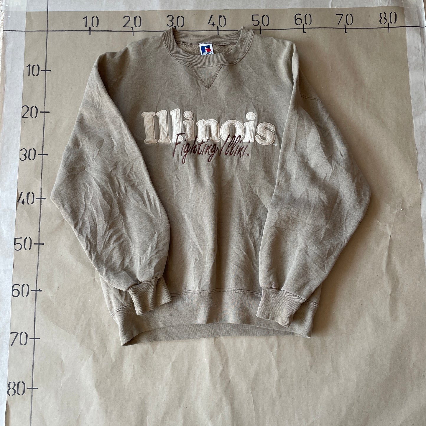Beige Vintage Russel Athletics Sweatshirt
