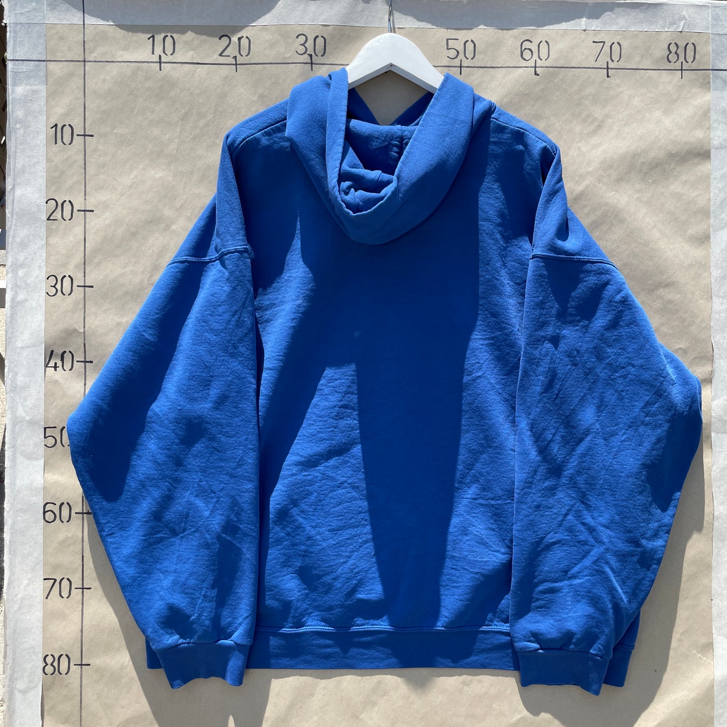 Blå Vintage Shelbyville Central Hoodie Med Collegeprint