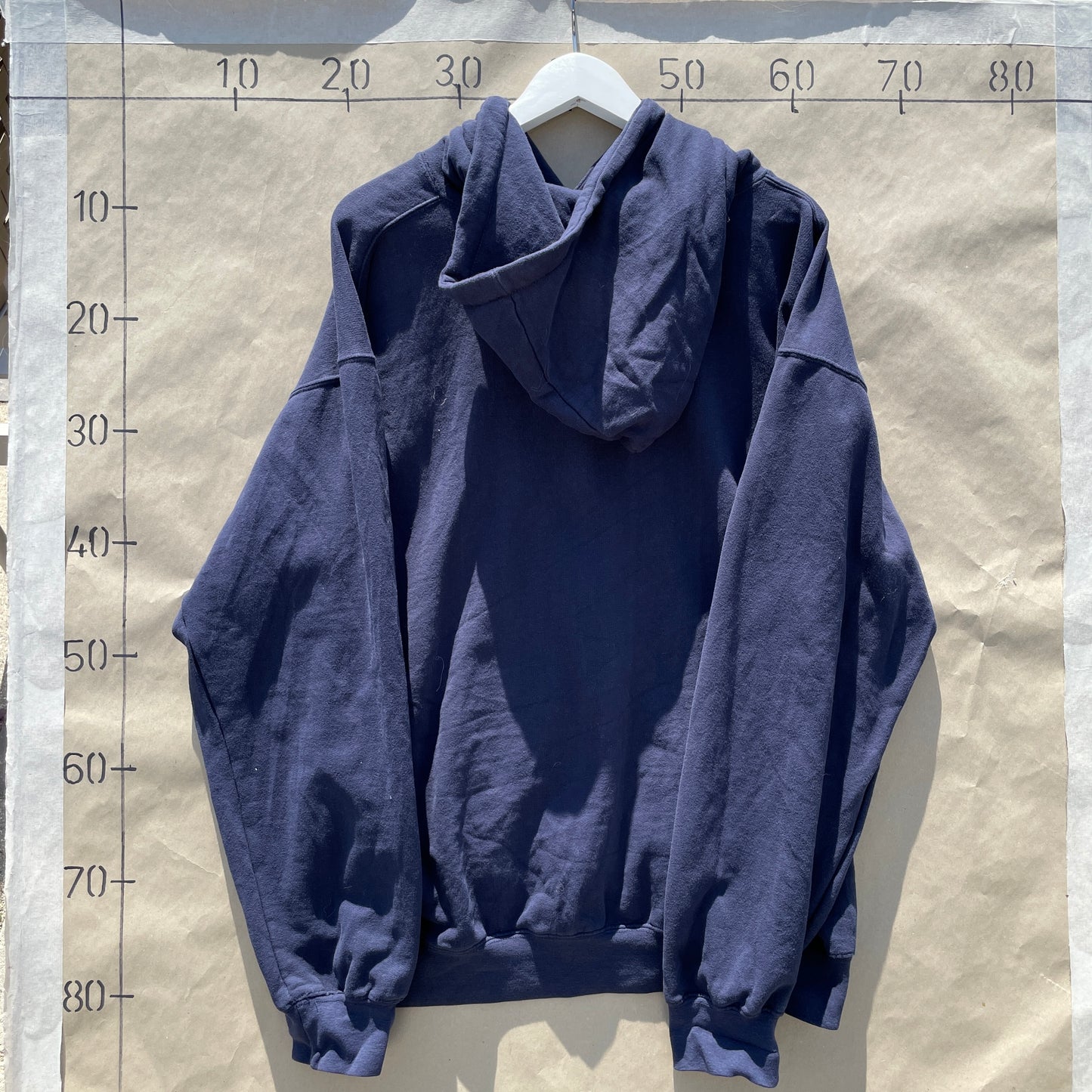 Twisted Tea Navy Hoodie Med Retro Print