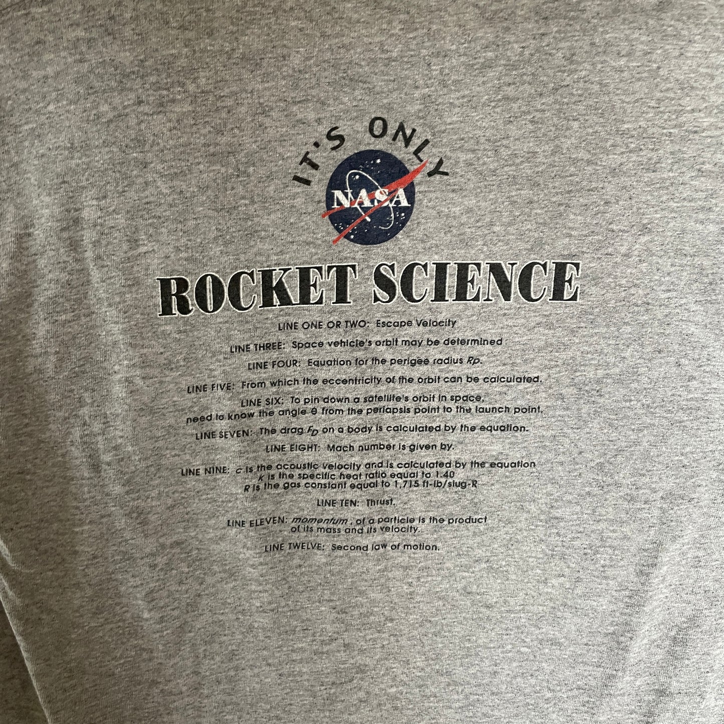 Grå Vintage Kennedy Space Center T-Shirt
