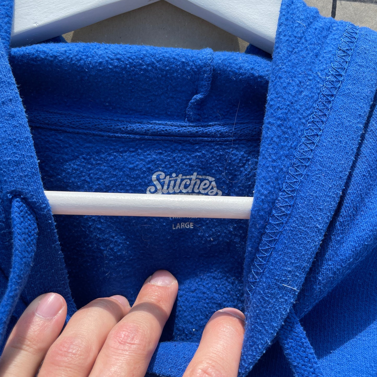 Blå Chicago Cubs Hoodie – Sporty Retrolook