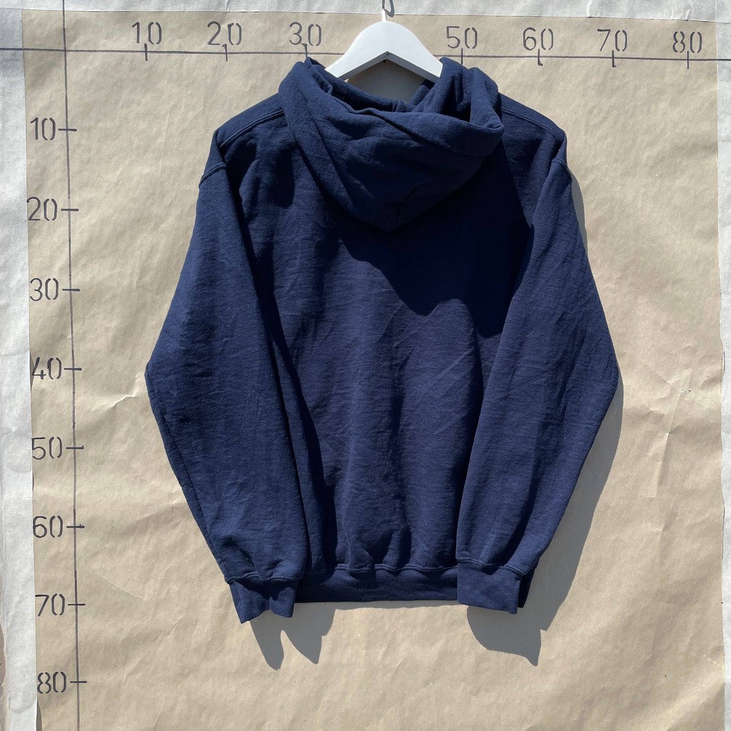 Mørkeblå Moose Patriots Hoodie Med Grafisk Print