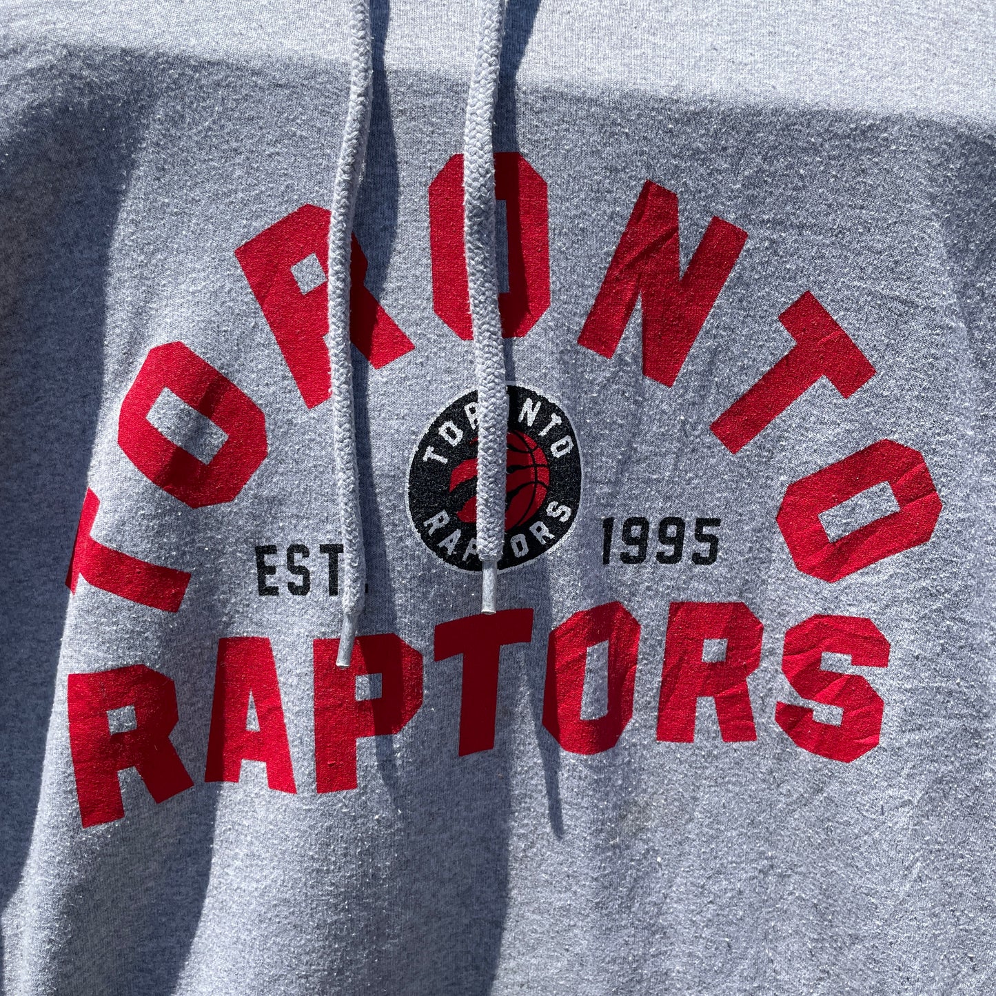 Grå Toronto Raptors NBA Hoodie