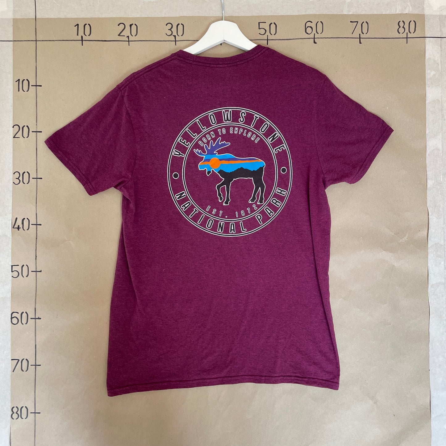 Rød Vintage Yellowstone T-Shirt
