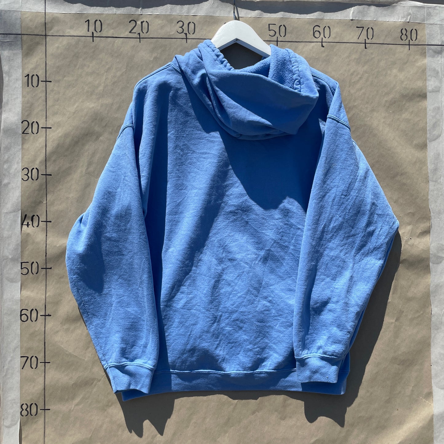 Blå Vintage ”Maine” Hoodie