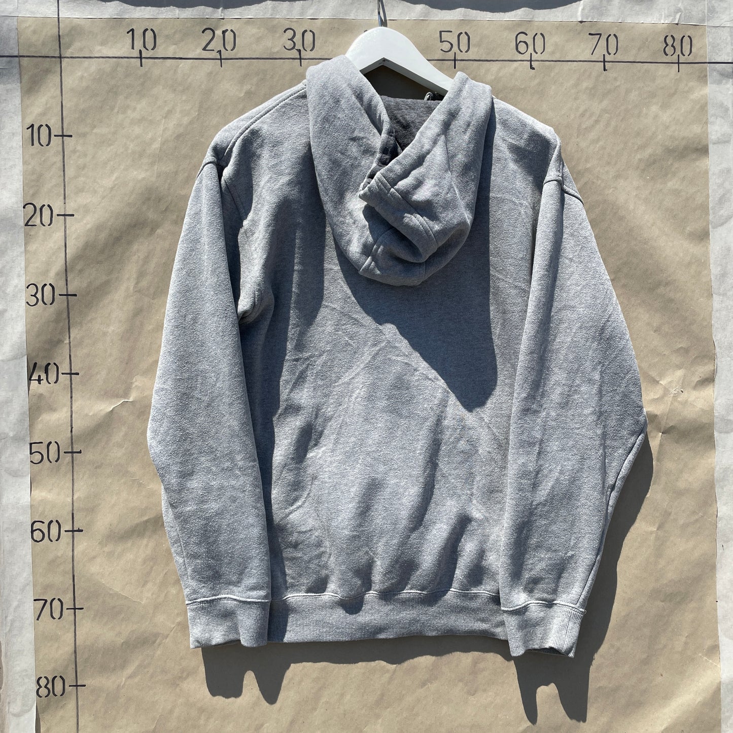 Grå Oakley Zip Hoodie Med Retro Print