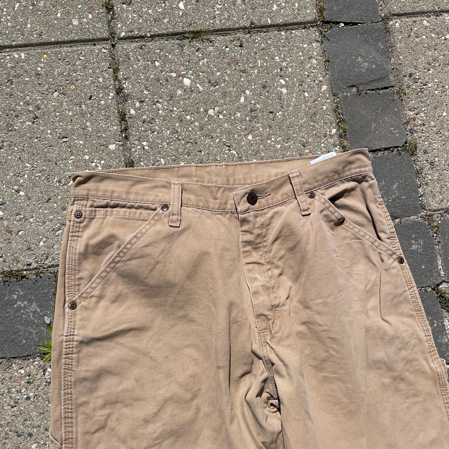 Vintage Khaki Wrangler Workwear Bukser