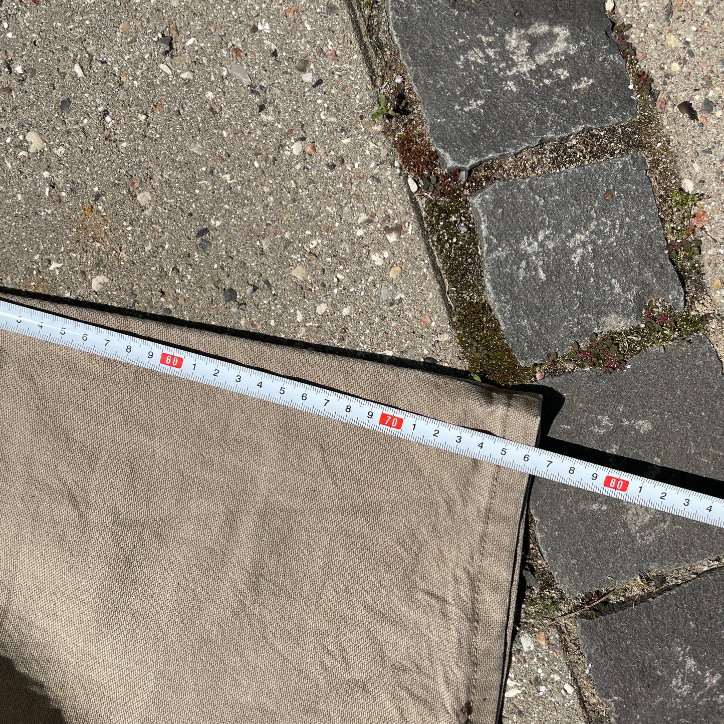 Vintage Beige Wrangler Carpenter Bukser