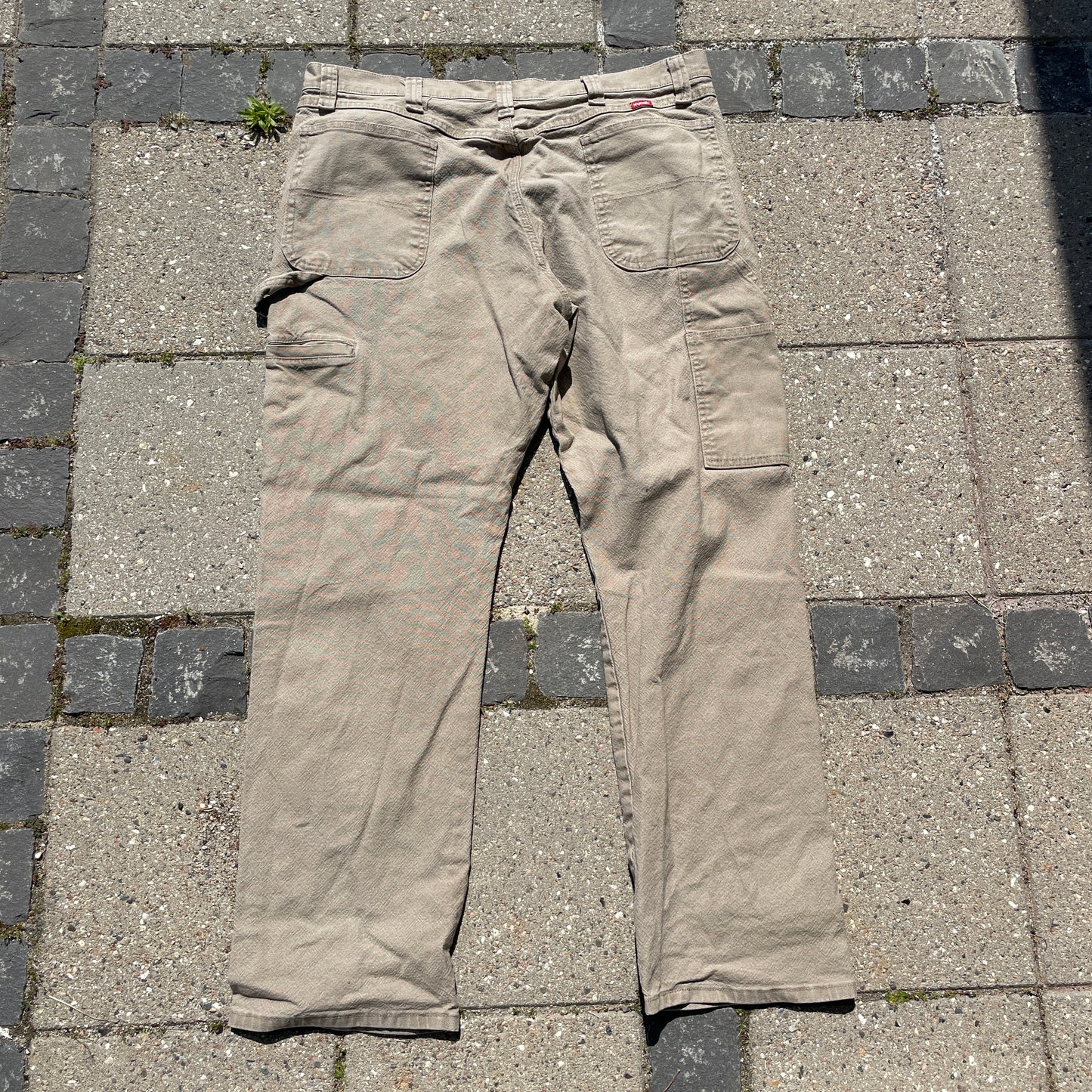 Beige Wrangler Carpenter Bukser