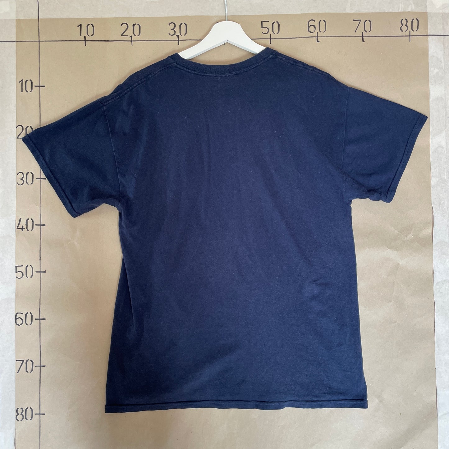 Blå Vintage Minecraft The Creeper T-Shirt