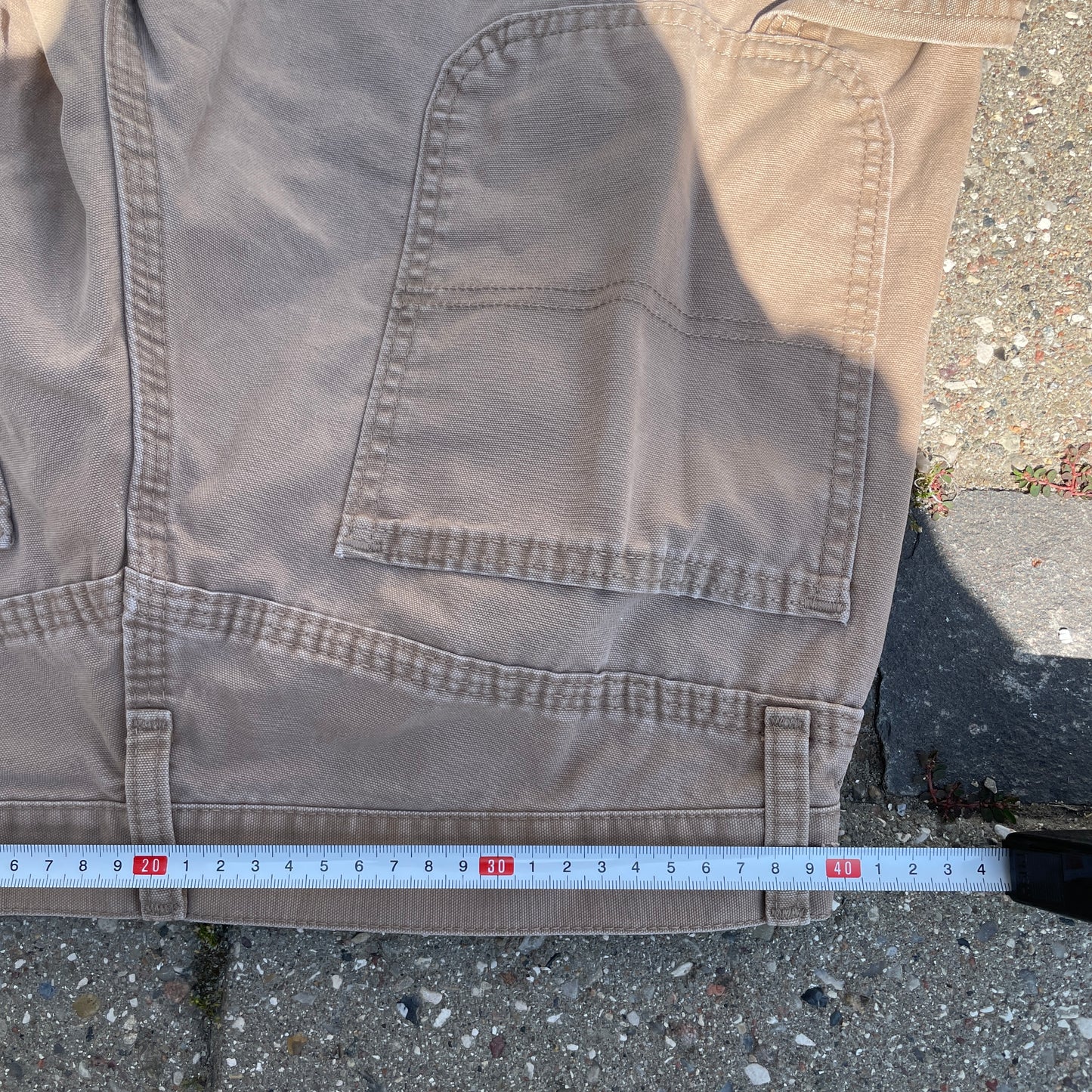 Lysebrune Wrangler Vintage Cargo Bukser I Kraftigt Bomuld