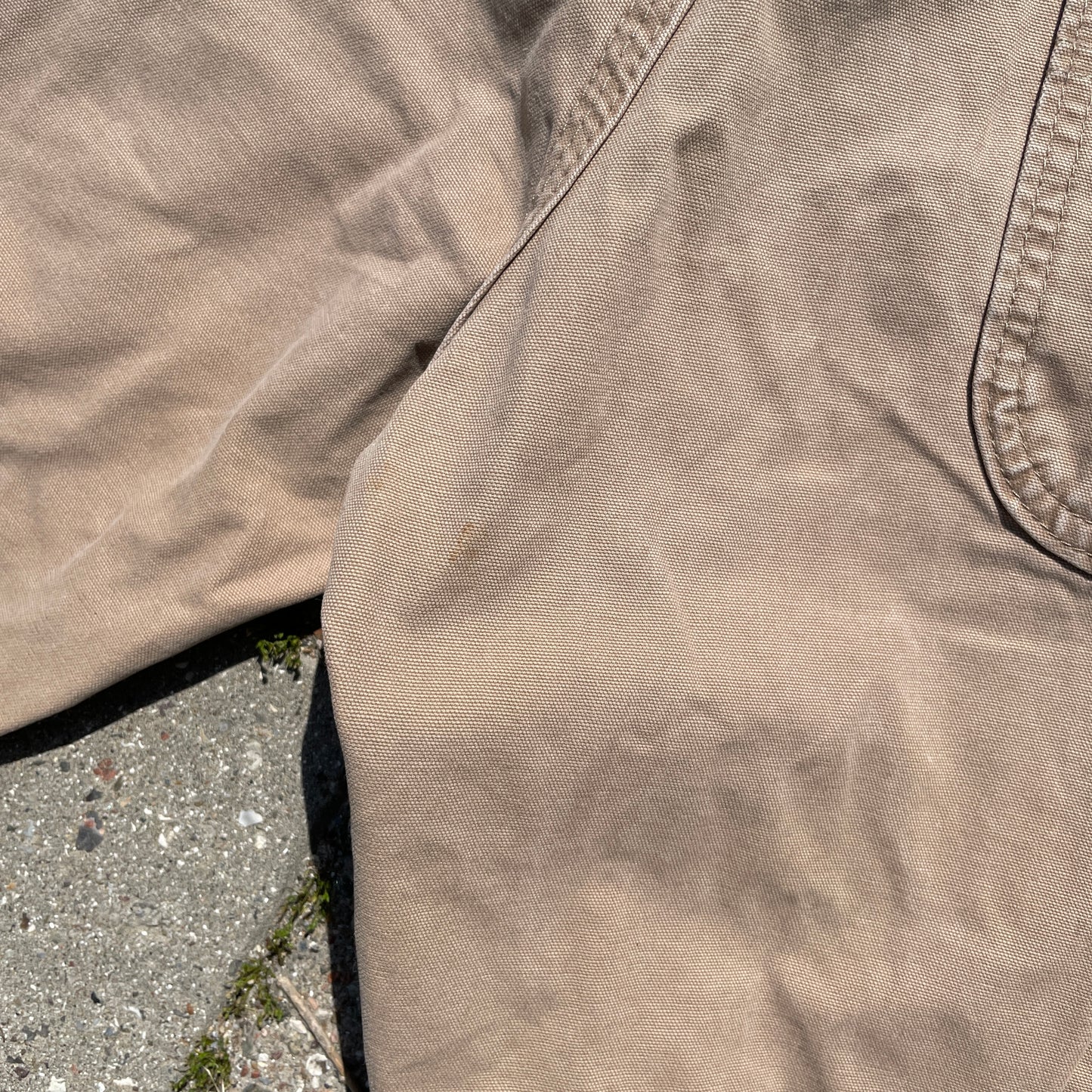 Lysebrune Wrangler Vintage Cargo Bukser I Kraftigt Bomuld