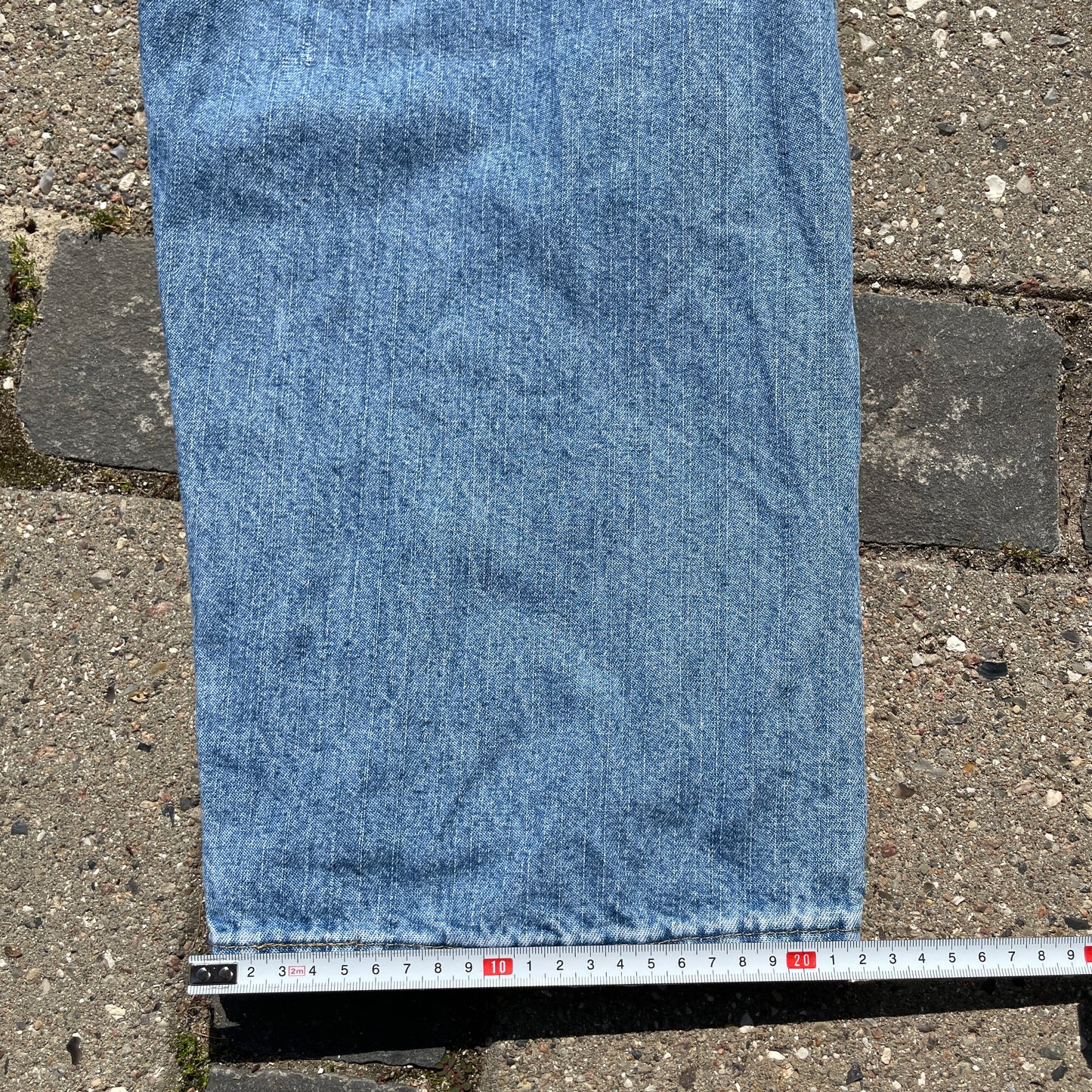 Vintage Lyseblå Wrangler Carpenter Jeans I Loose Fit