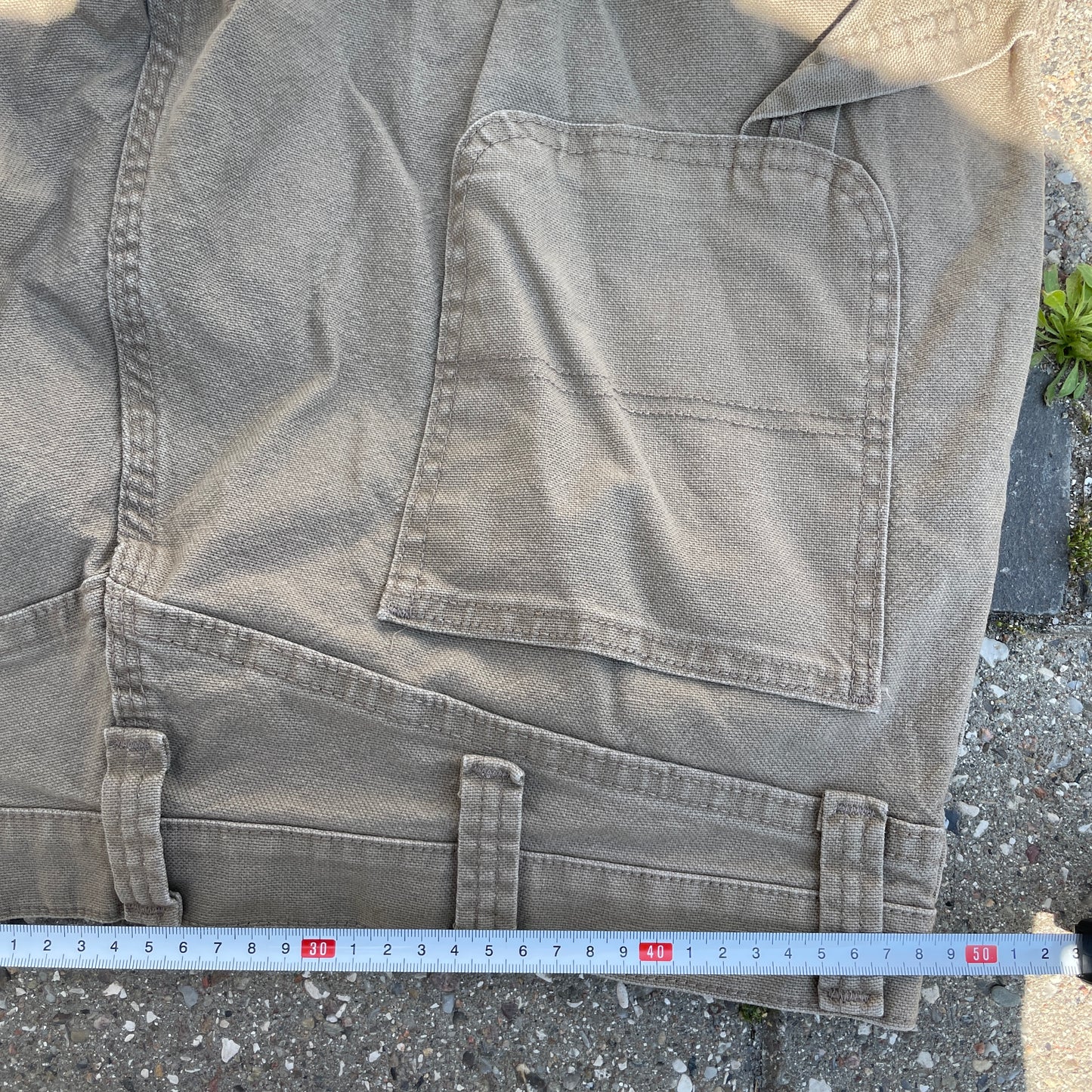 Vintage Lysebrune Wrangler Cargo Bukser Med Lommer