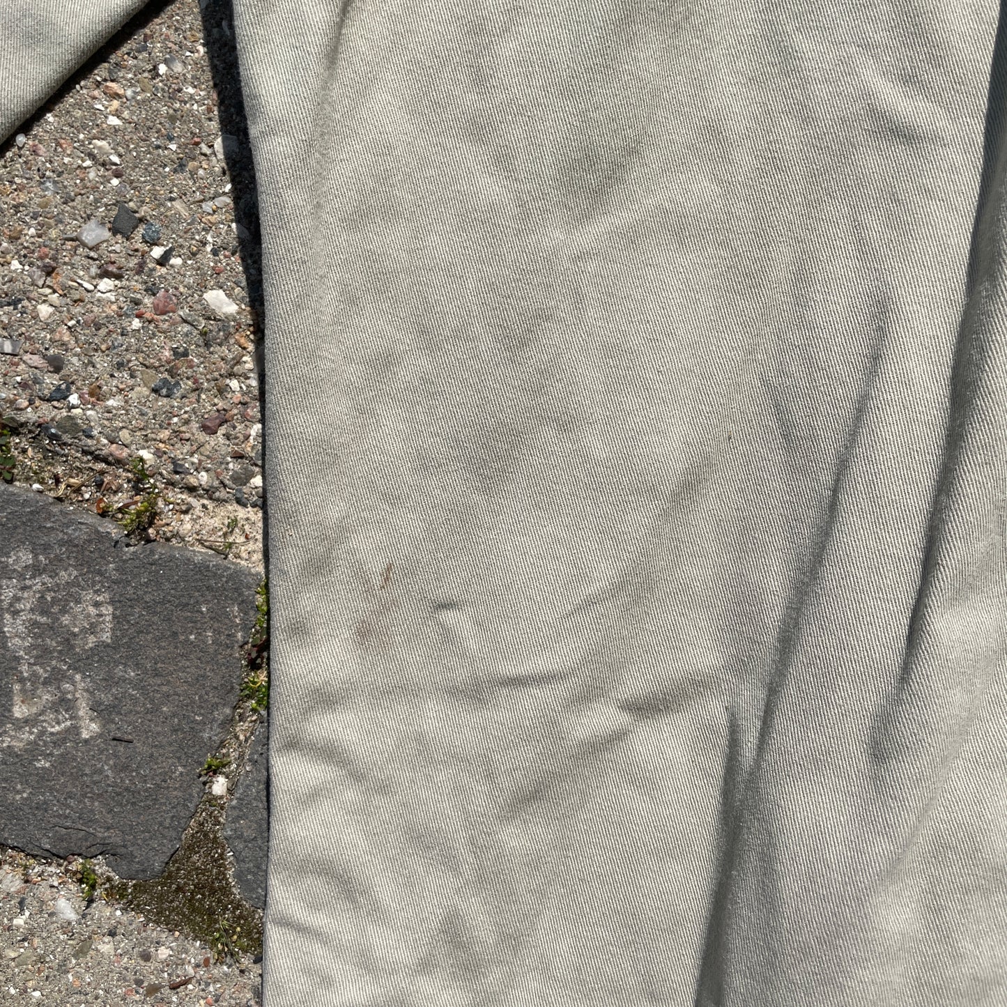 Beige Wrangler Workwear Bukser I Kraftig Bomuld