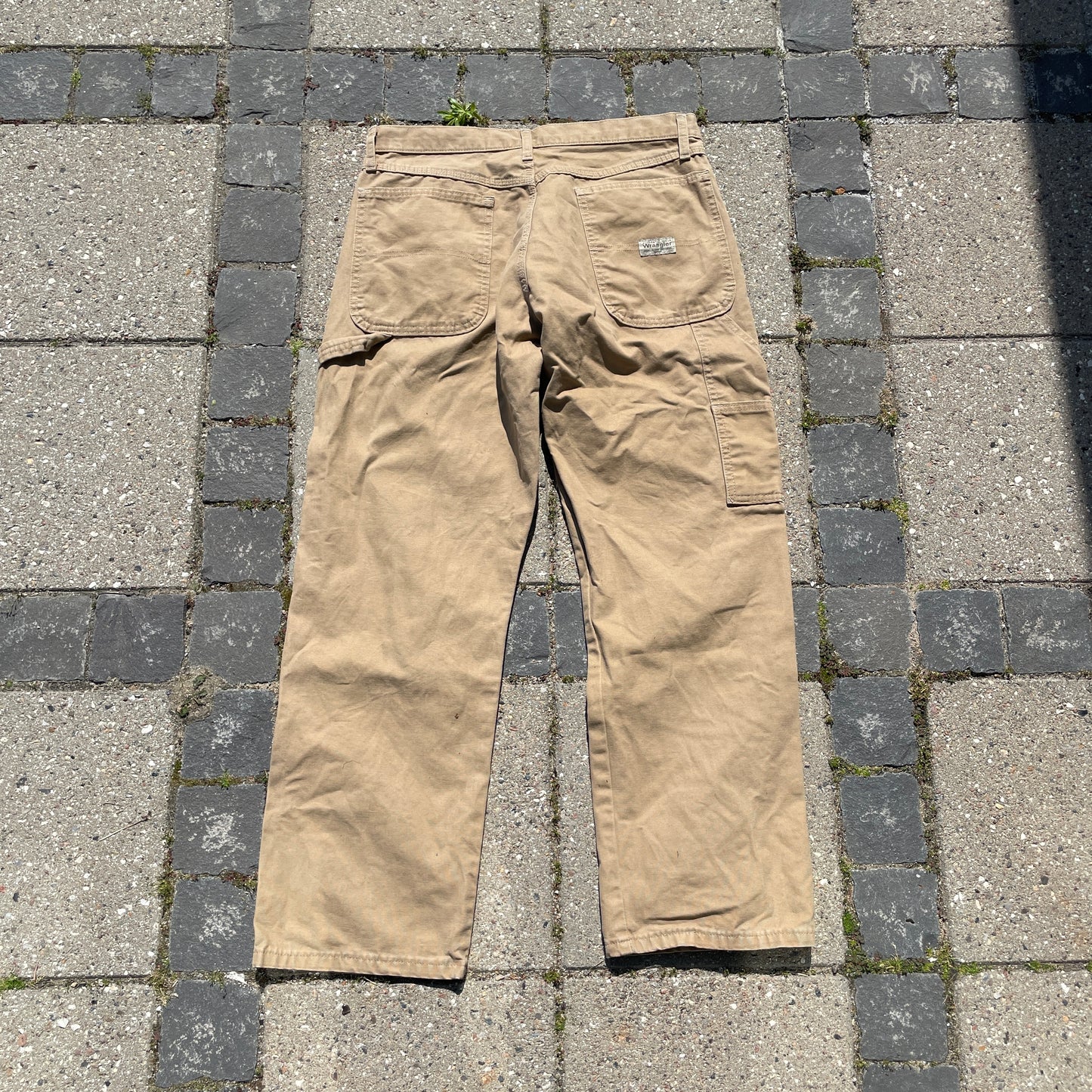 Beige Wrangler Carpenter Vintage Bukser