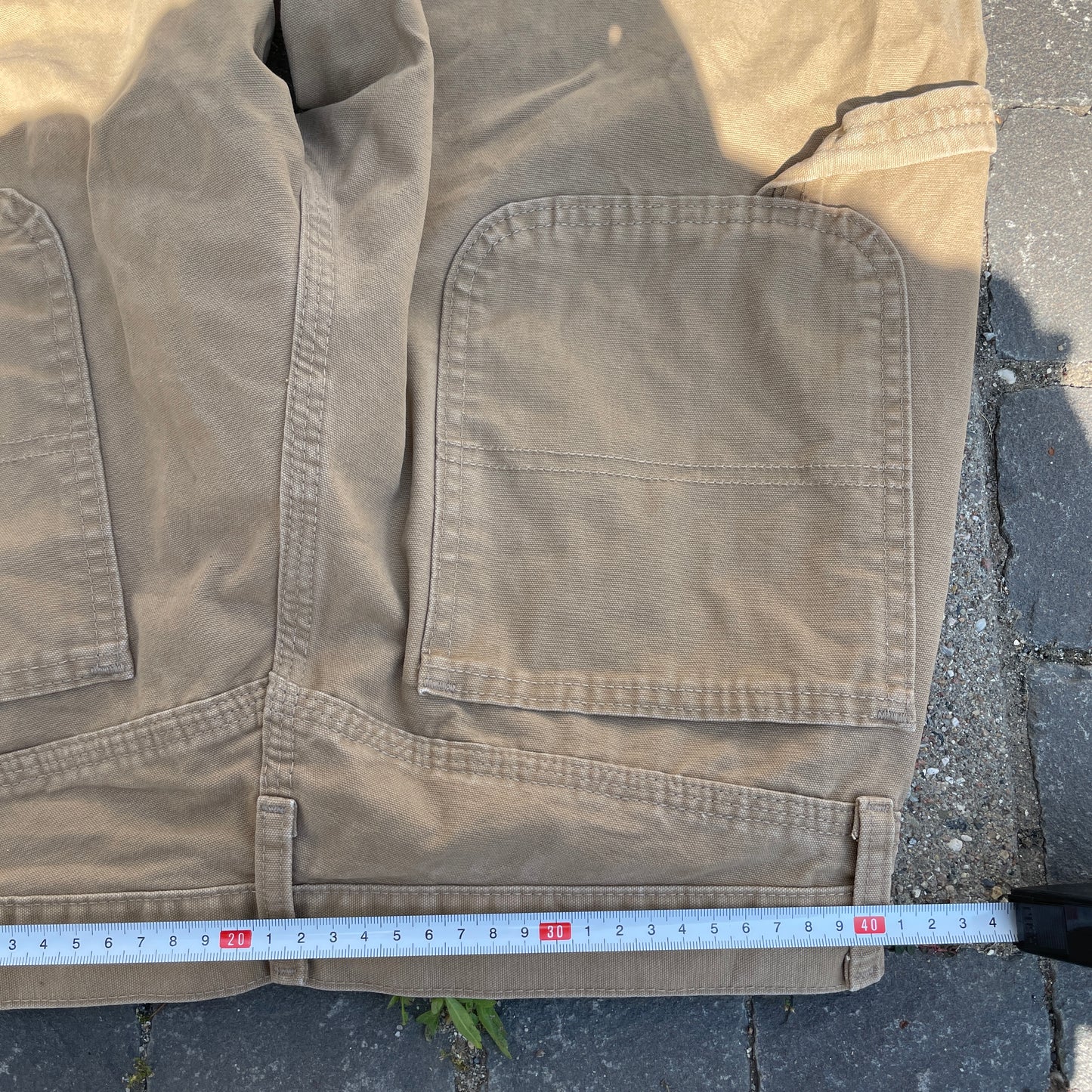 Beige Wrangler Carpenter Vintage Bukser