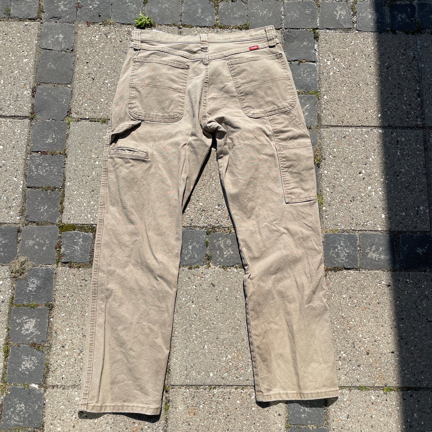 Beige Vintage Wrangler Carpenter Bukser