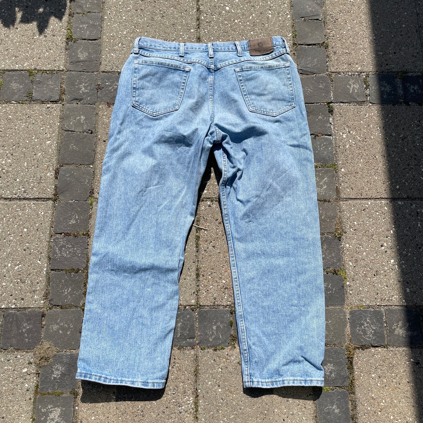 Vintage Lyseblå Wrangler Jeans – Relaxed Fit