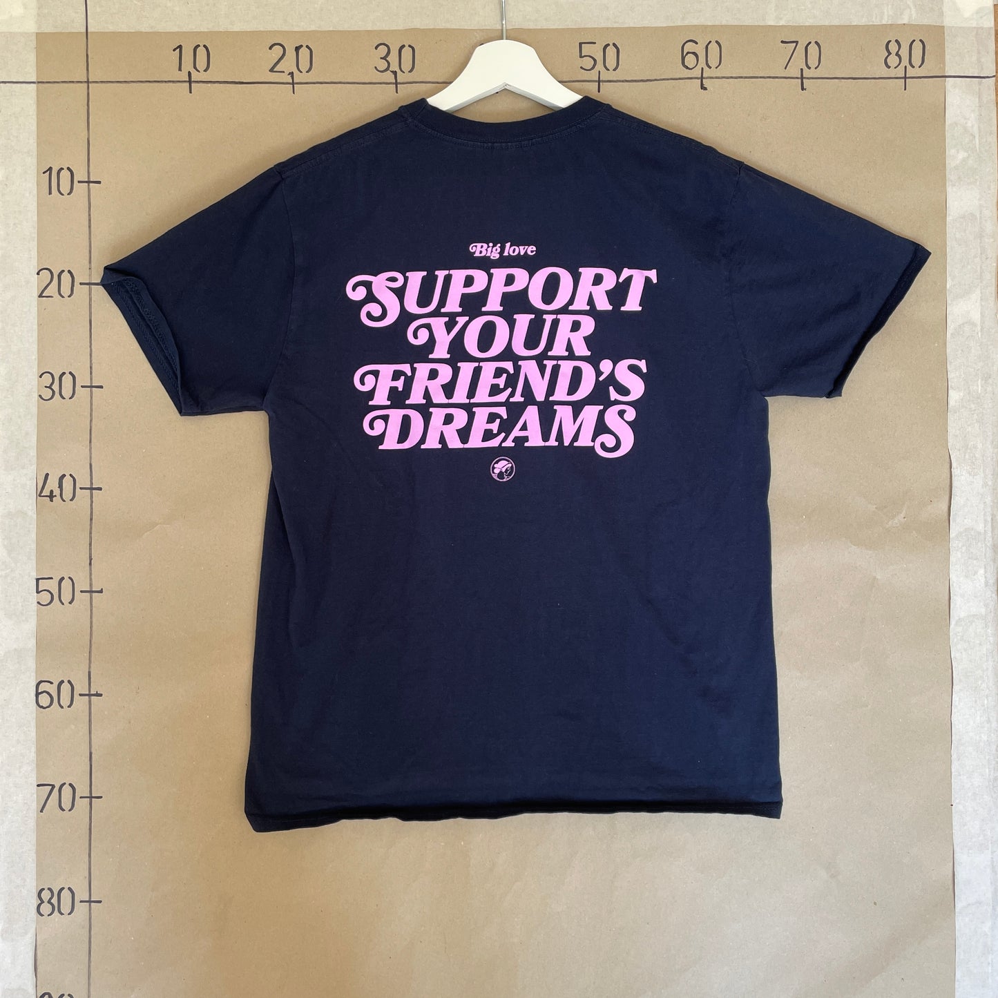 Blå Vintage Big Love T-Shirt