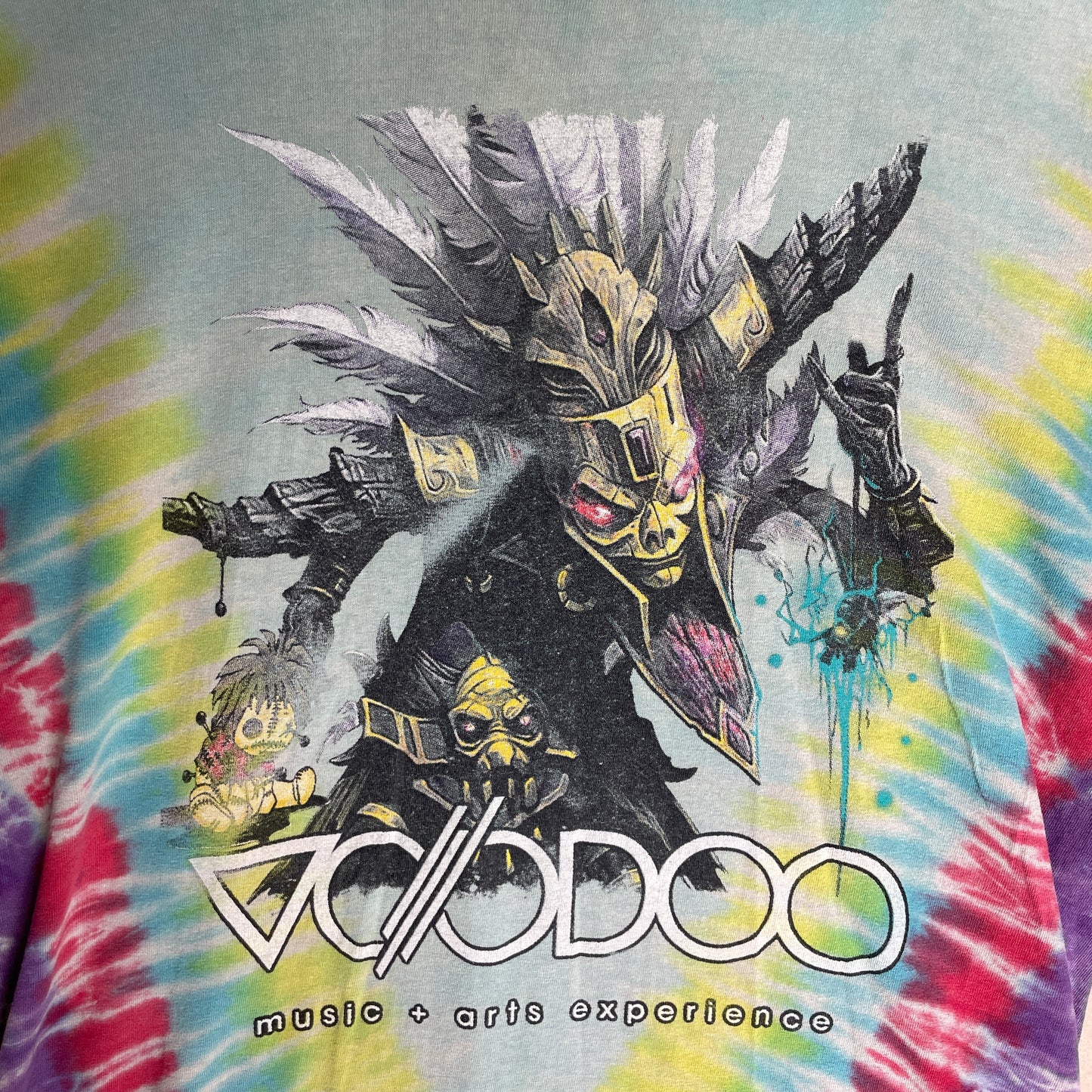 Tie Dye Vintage Voodoo Music Festival T-Shirt