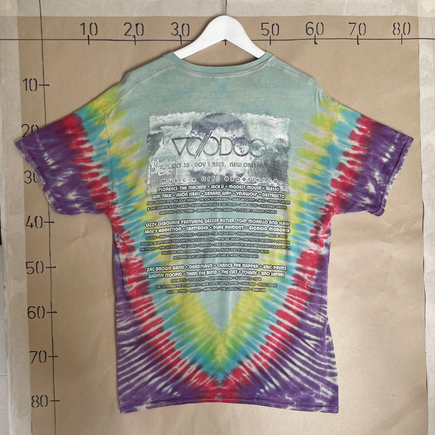 Tie Dye Vintage Voodoo Music Festival T-Shirt
