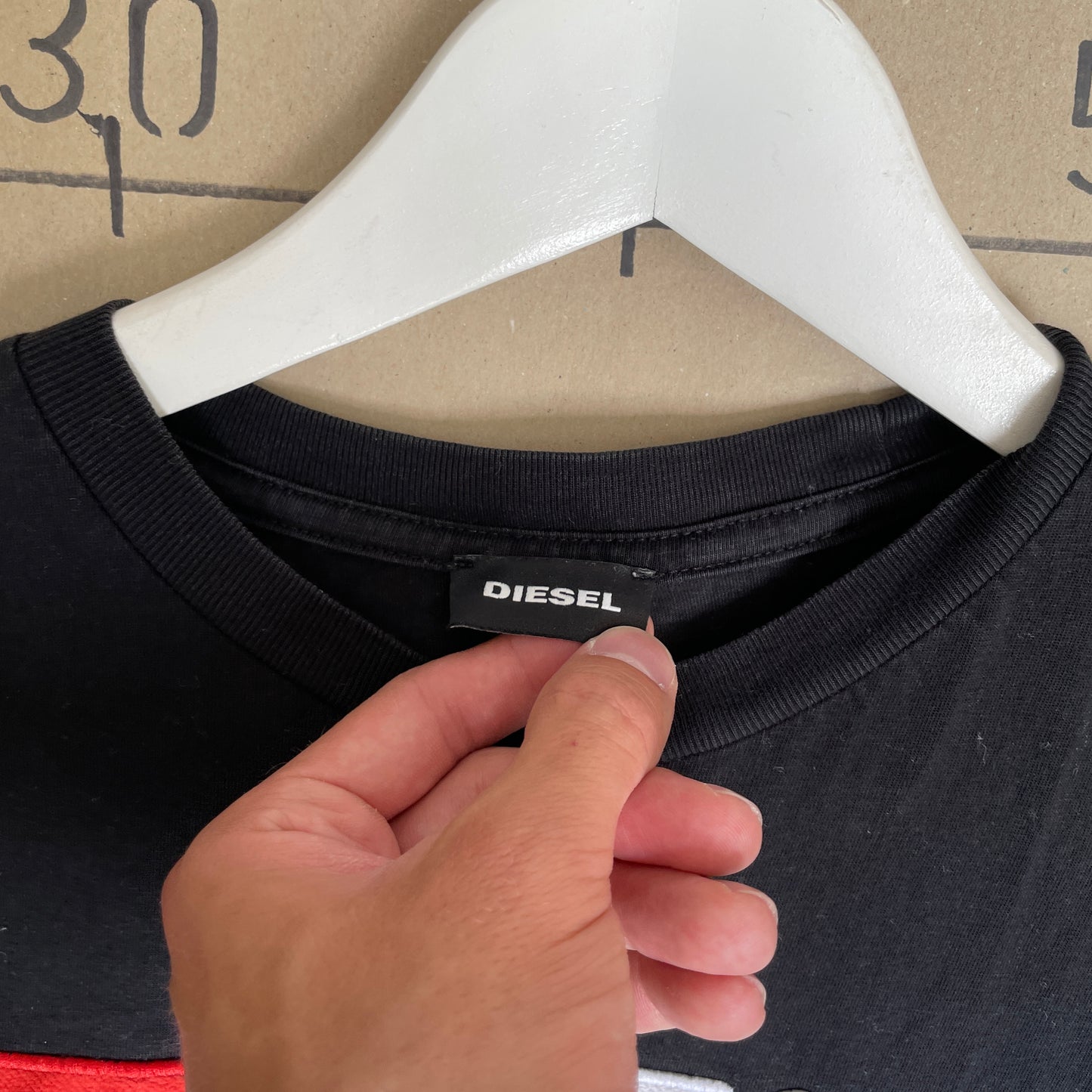Sort Diesel Denim Division T-Shirt