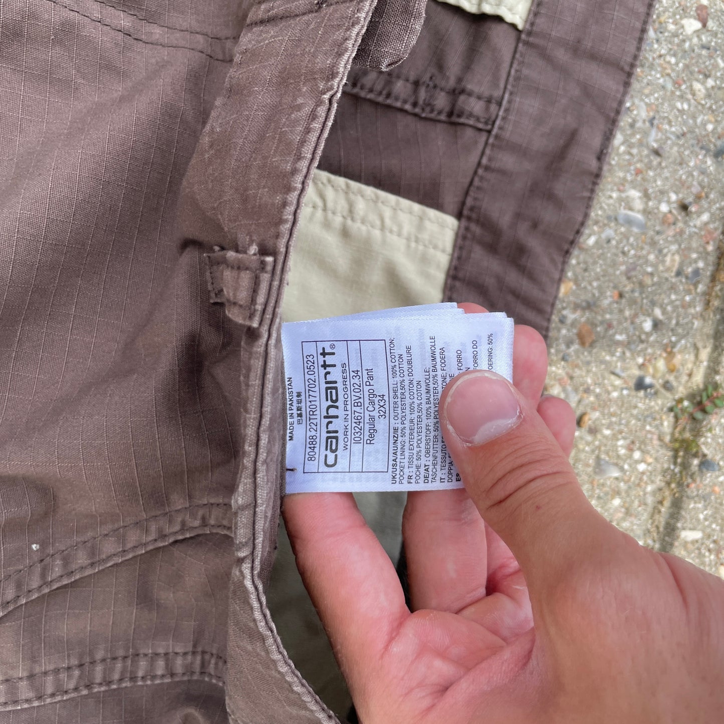 Brune Carhartt Cargobukser