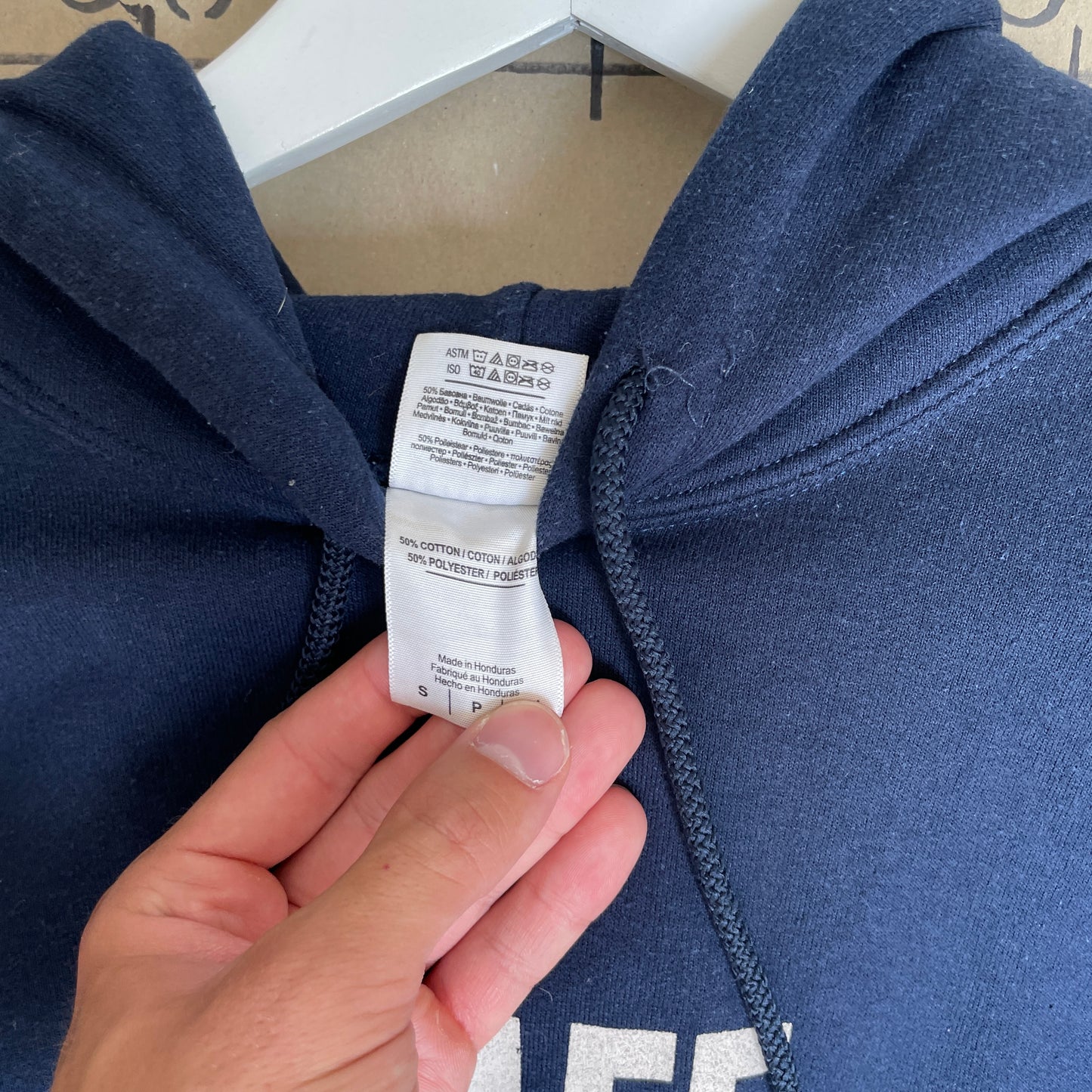 Mørkeblå Justin Bieber Purpose Tour “Staff” Hoodie