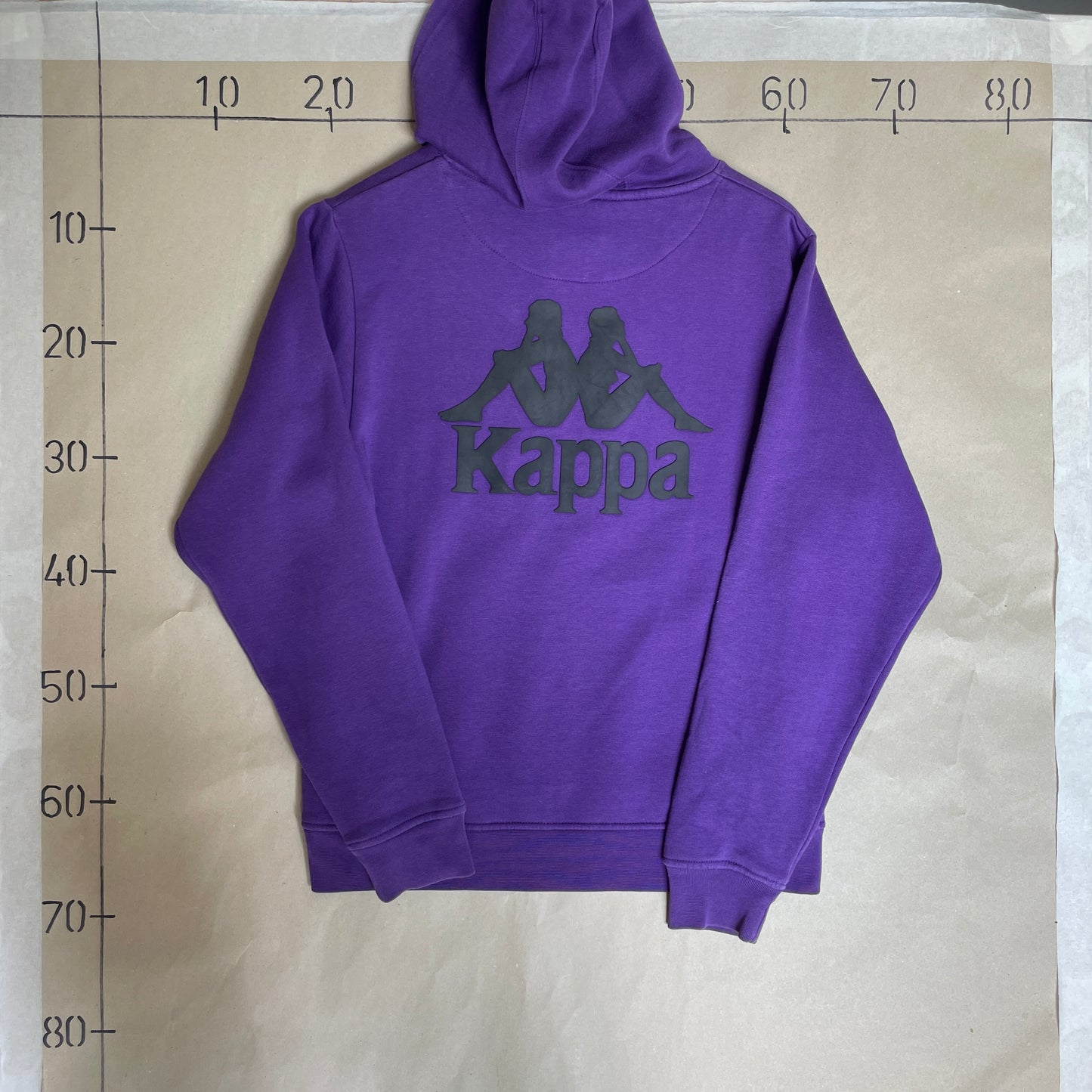 Lilla Kappa Hoodie Med Logo Print