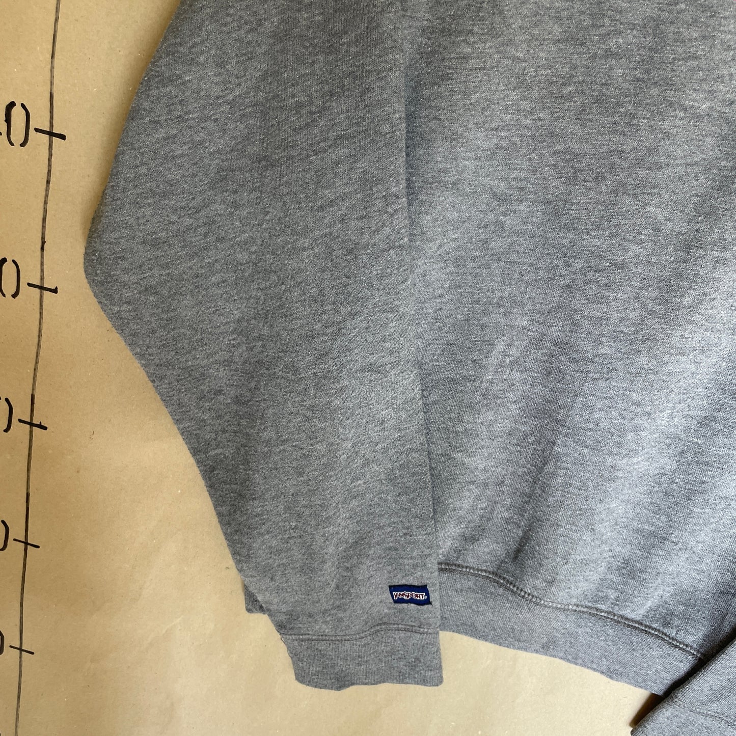 Grå Vintage Jansport Bradley University Half-Zip Sweatshirt