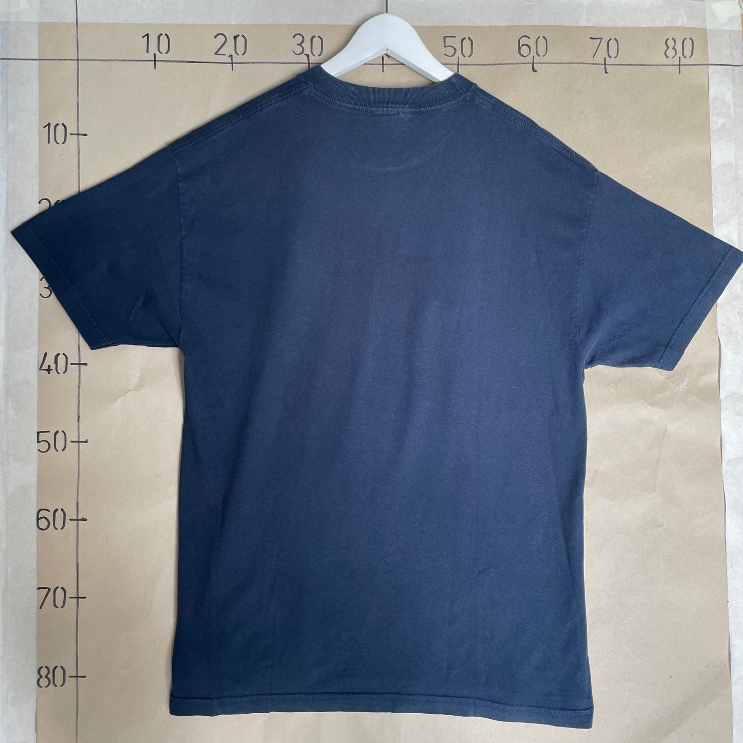 Mørkeblå Darkstar Skateboarding T-Shirt Med Logo Print