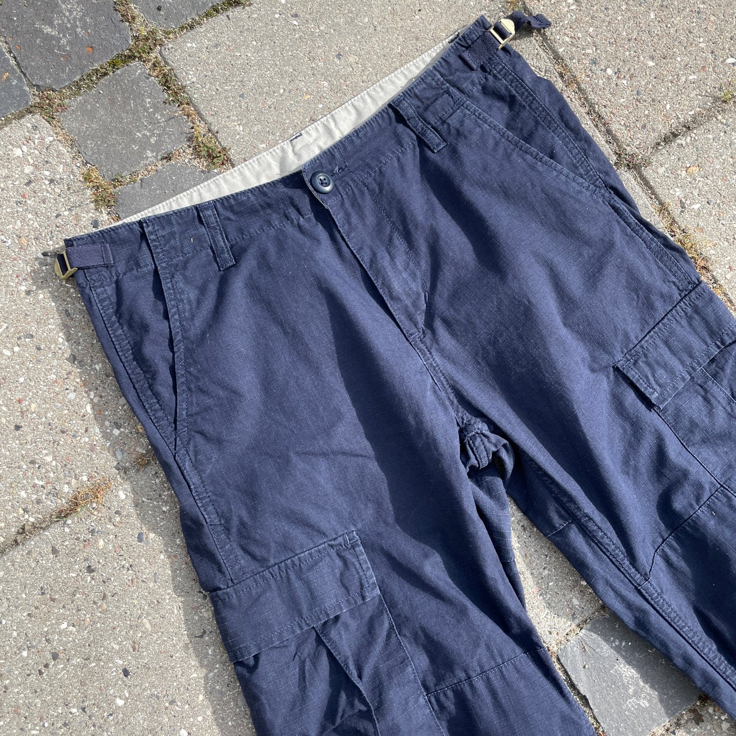Carhartt Navy Aviation Cargo Bukser – Vintage Workwear Stil