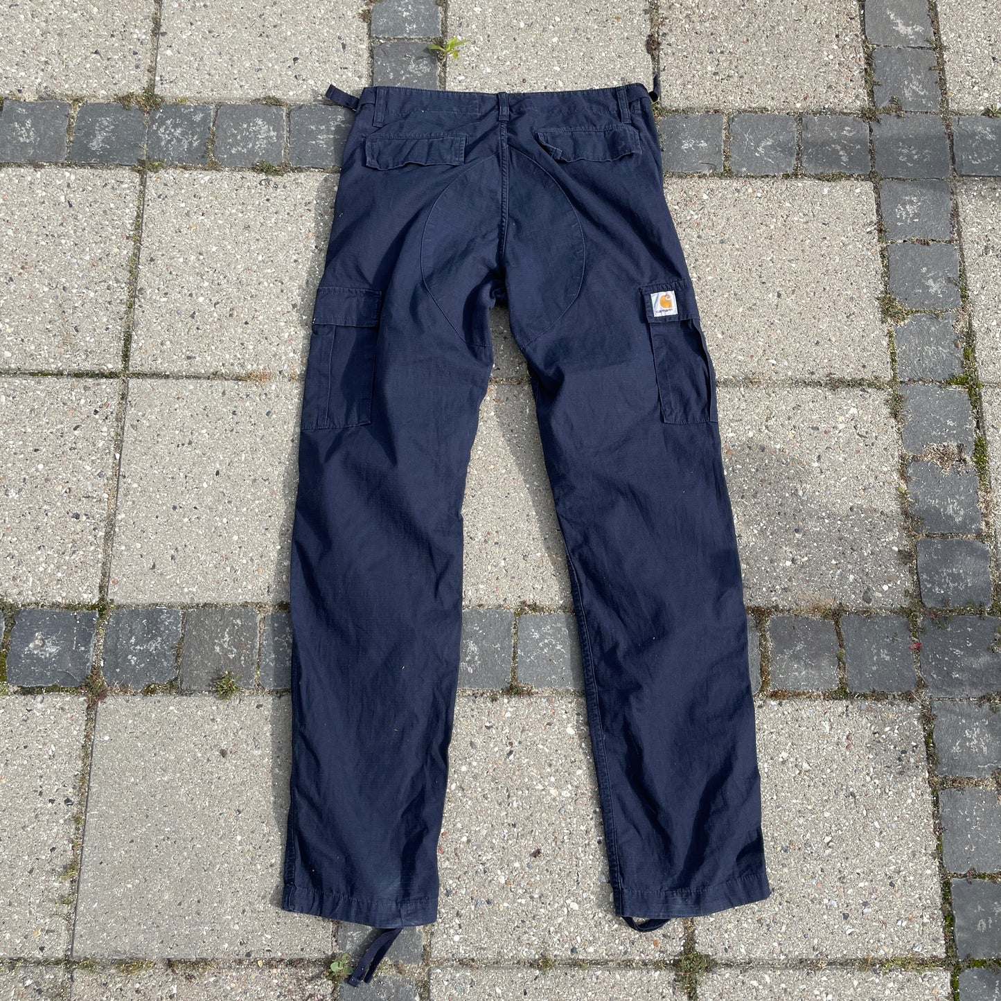 Carhartt Navy Aviation Cargo Bukser – Vintage Workwear Stil