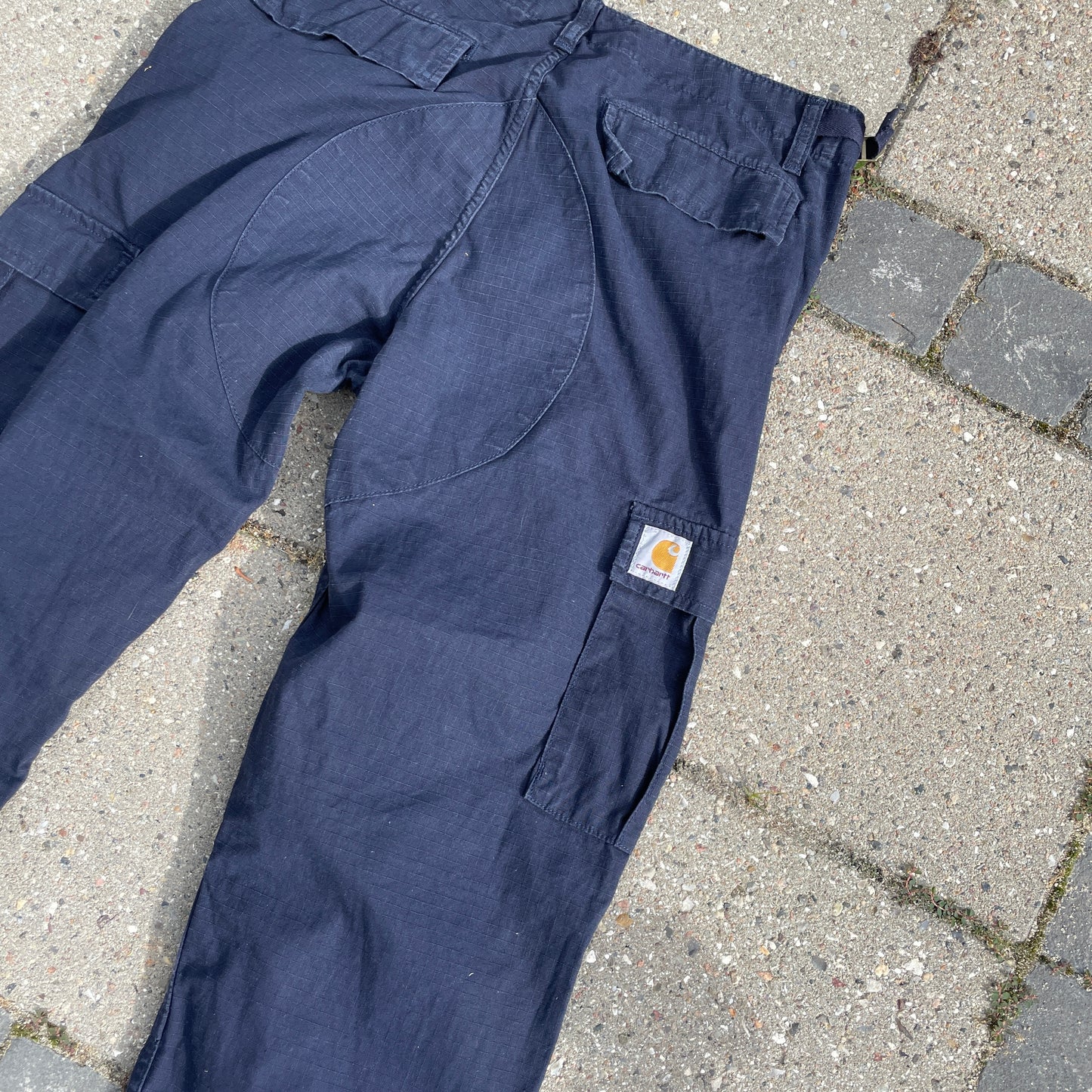 Carhartt Navy Aviation Cargo Bukser – Vintage Workwear Stil