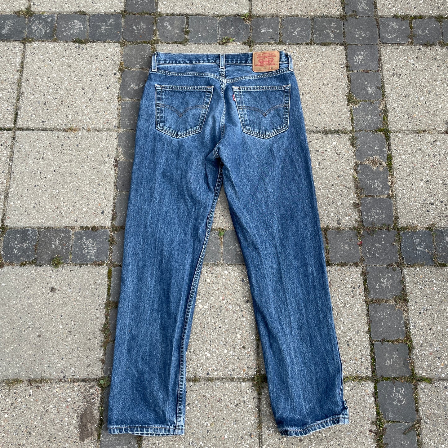 Blå Levi’s 521 Jeans – Klassisk Vintage Denim