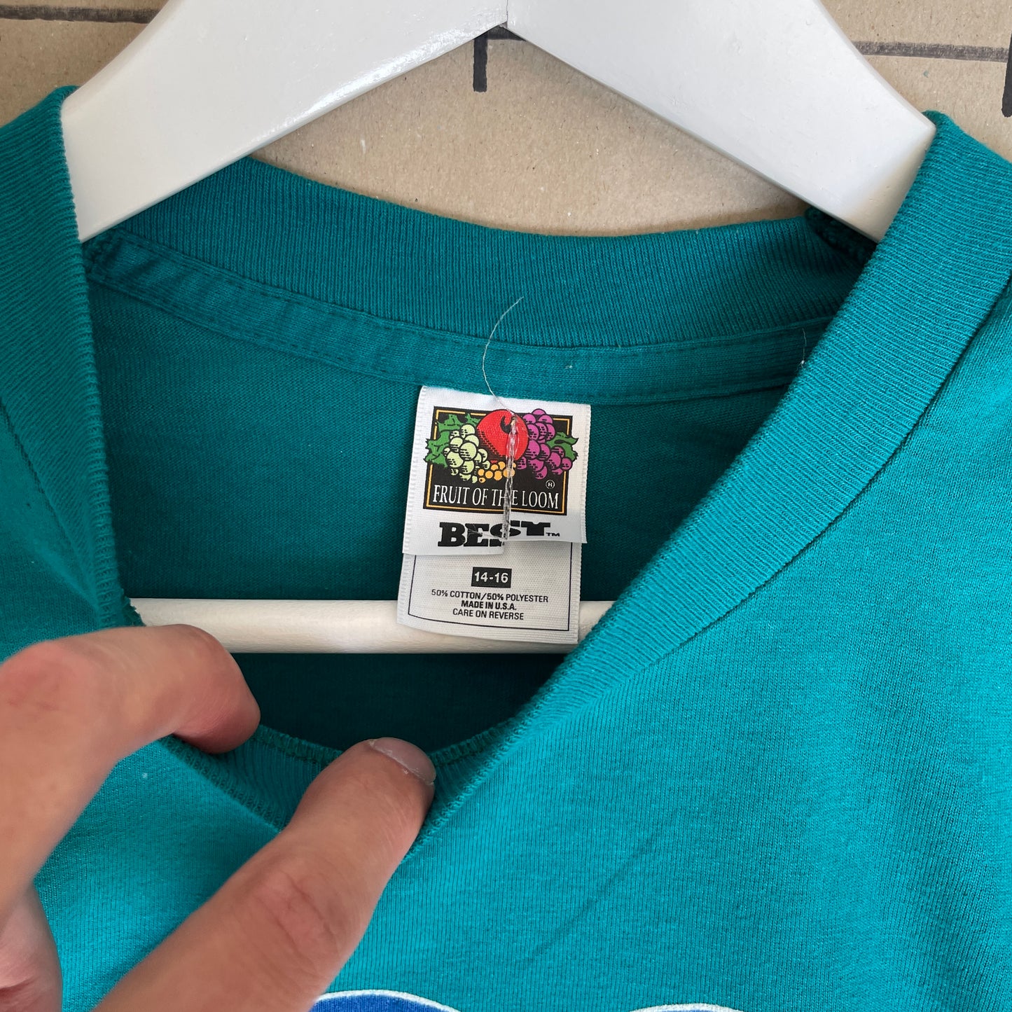 Turkisgrøn “I Love Puppy” T-Shirt Med Dalmatiner Grafik