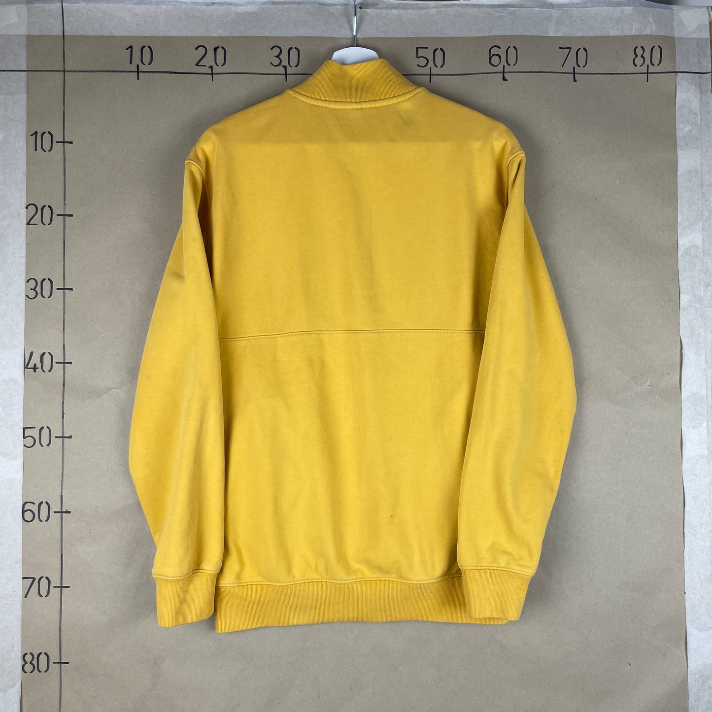 Palace Gul Half Zip Sweatshirt Streetwear Stil
