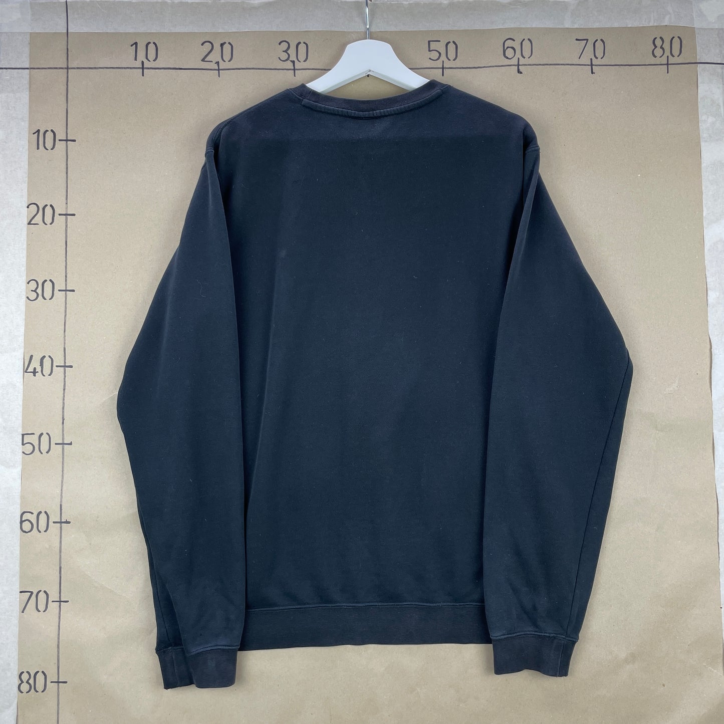 Sort Nike Sweatshirt Med Broderet Logo