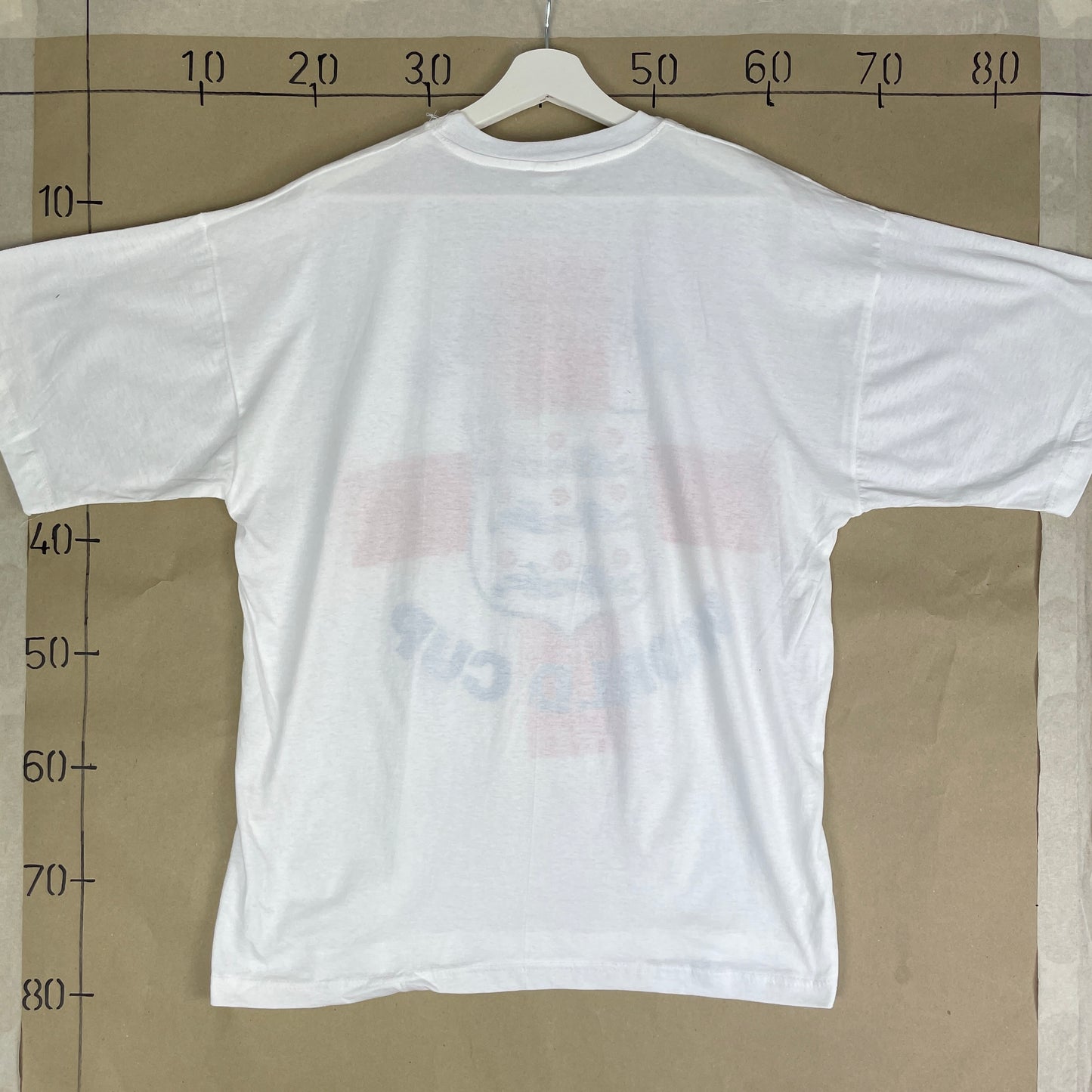 Hvid Vintage England World Cup T-Shirt