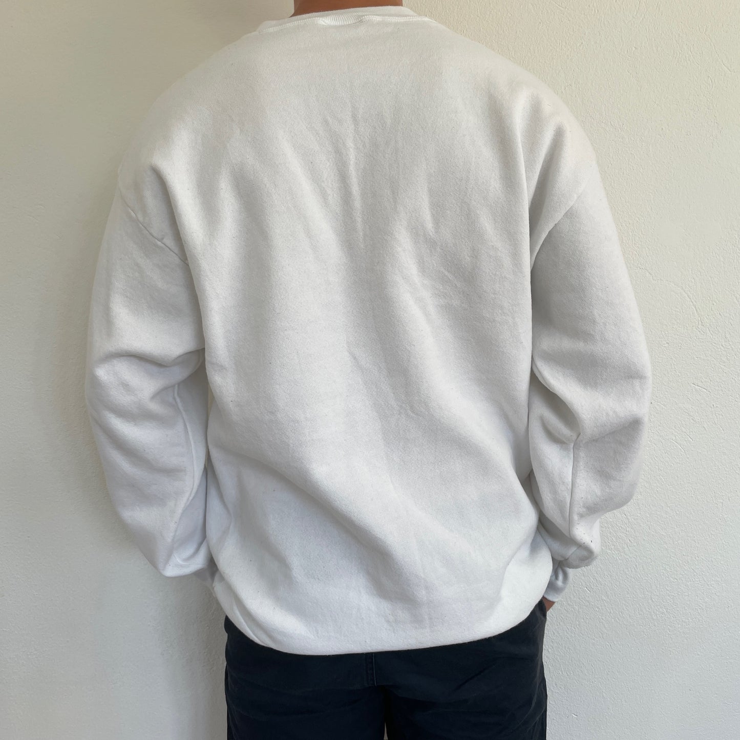 Hvid Vintage "San Diego California" Sweatshirt