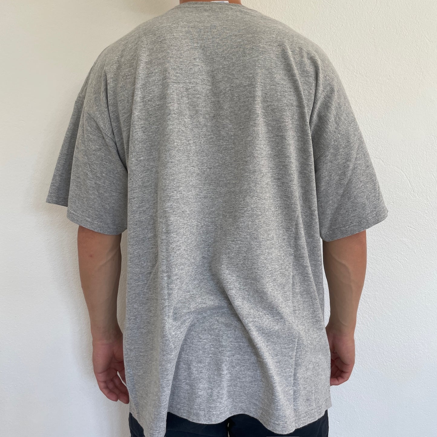 Grå Vintage "Joke/Tegneserie" T-Shirt