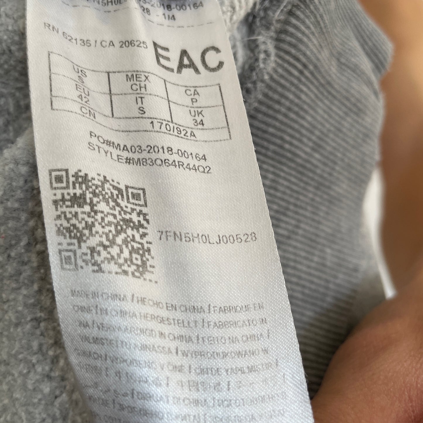 Grå Vintage "Guess" Sweatshirt