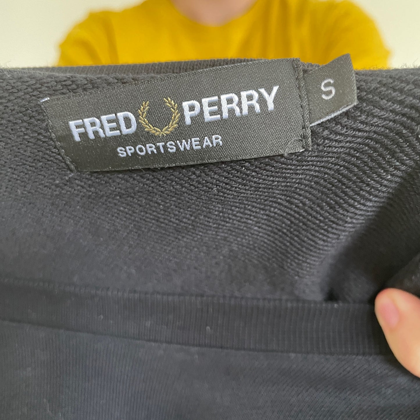 Sort Fred Perry Sweatshirt